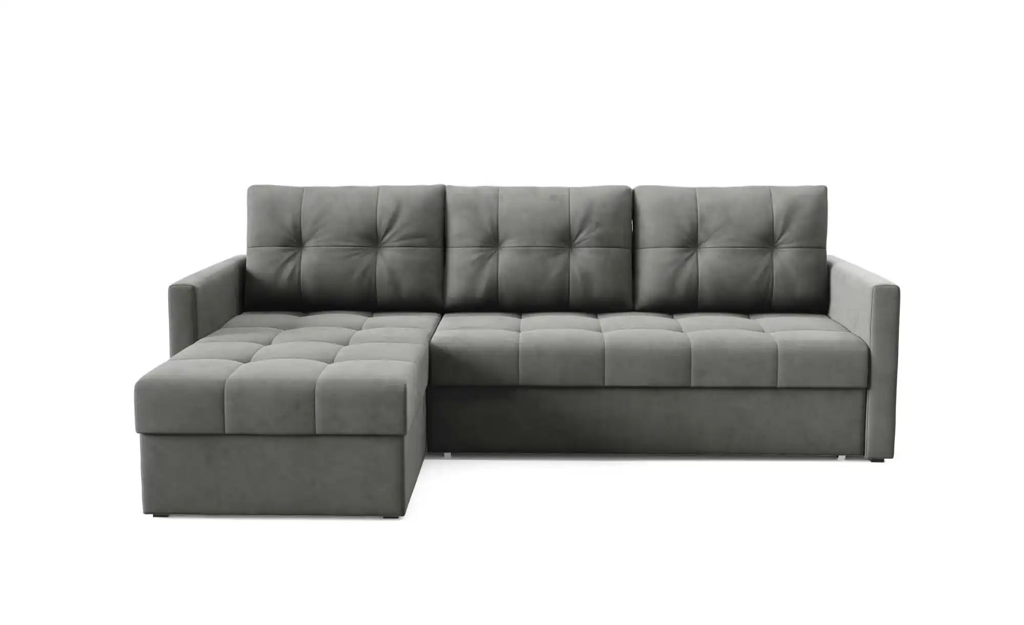 Ecksofa  Olivia ¦ grau ¦ Maße (cm): B: 230 H: 86 Polstermöbel > Sofas > Eck günstig online kaufen