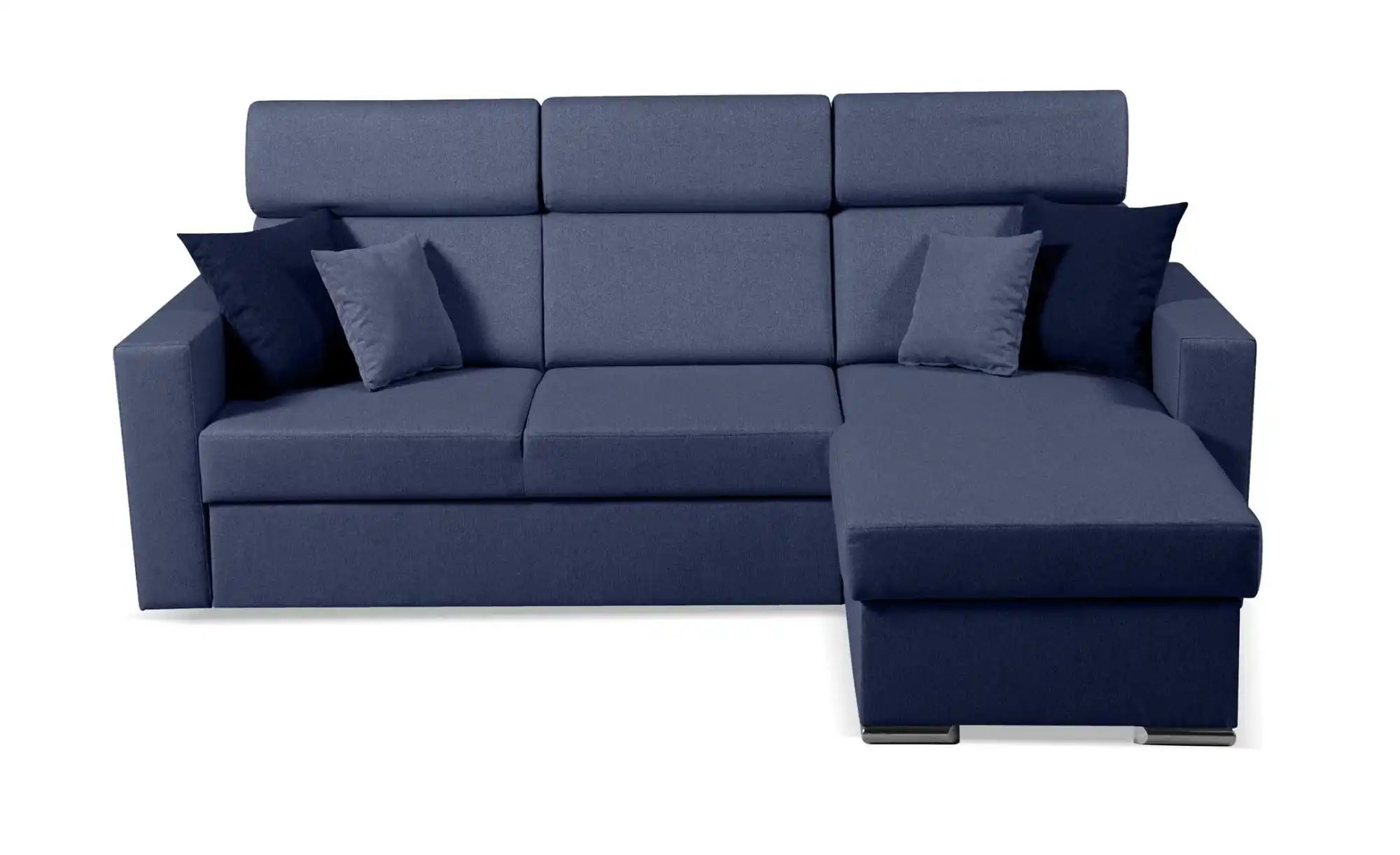 Ecksofa  Mils ¦ blau ¦ Maße (cm): B: 215 H: 97 Polstermöbel > Sofas > Eckso günstig online kaufen