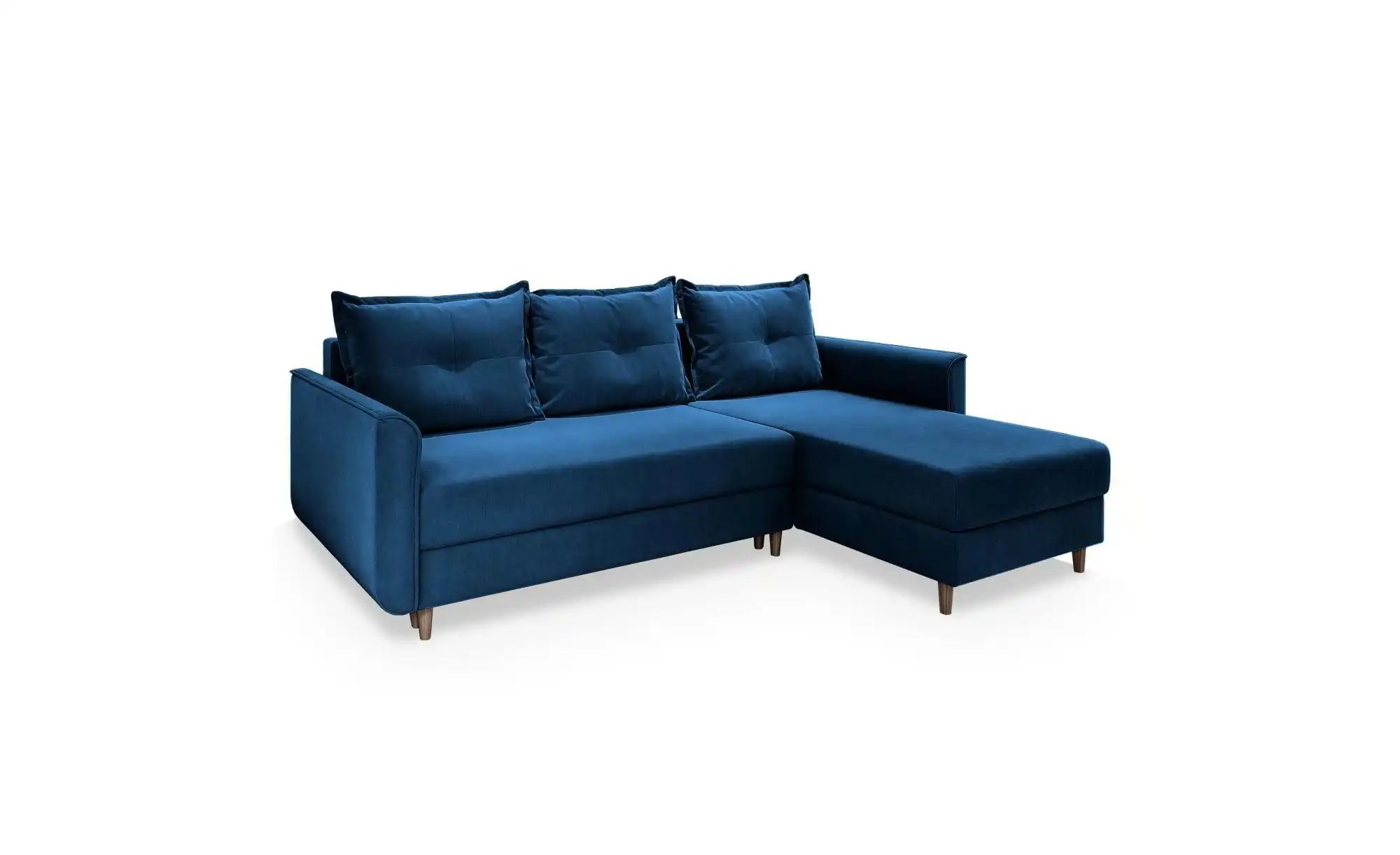MASSENO Ecksofa Pisan ¦ blau ¦ Maße (cm): B: 220 H: 91 Polstermöbel > So günstig online kaufen