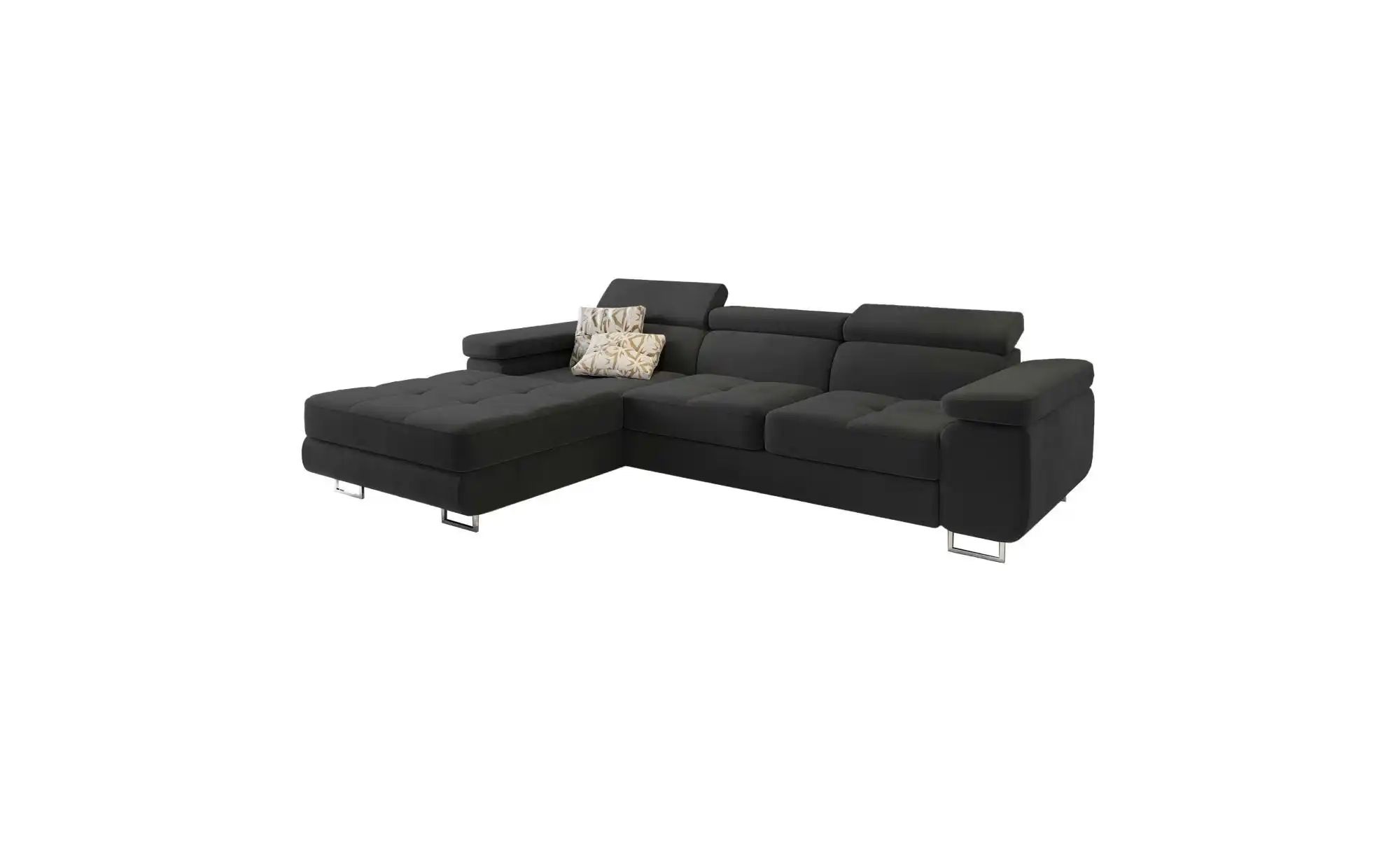 MASSENO Ecksofa  Elma ¦ schwarz ¦ Maße (cm): B: 280 H: 90 Polstermöbel > So günstig online kaufen