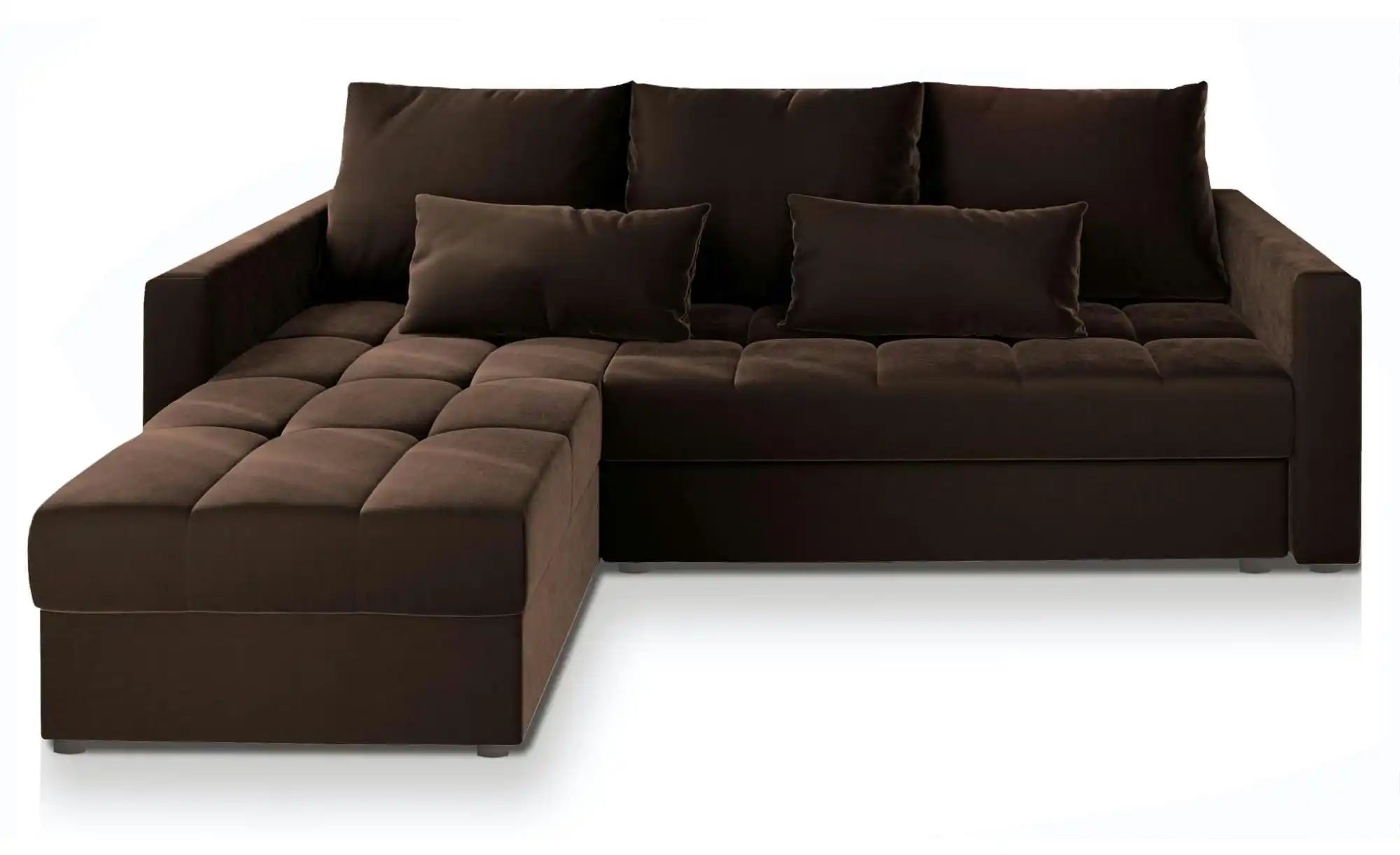 MASSENO Ecksofa  Kos ¦ braun ¦ Maße (cm): B: 220 H: 85 Polstermöbel > Sofas günstig online kaufen