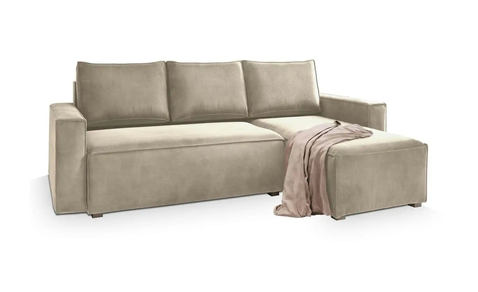 MASSENO Ecksofa mit Schlaffunktion Siles ¦ creme ¦ Maße (cm): B: 230 H: 85 günstig online kaufen