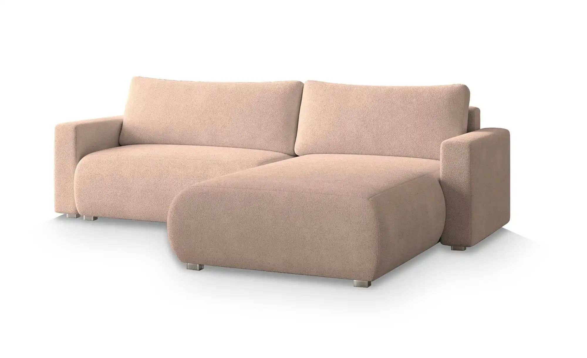 MASSENO Ecksofa  Turin ¦ rosa/pink ¦ Maße (cm): B: 265 H: 83 Polstermöbel > günstig online kaufen
