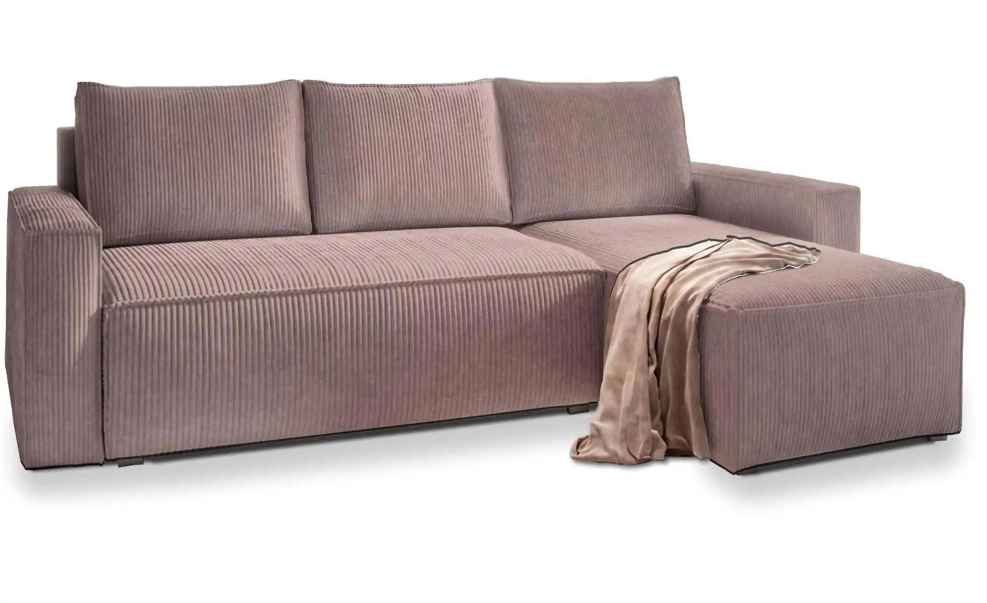 MASSENO Ecksofa mit Schlaffunktion Potaro ¦ lila/violett ¦ Maße (cm): B: 23 günstig online kaufen
