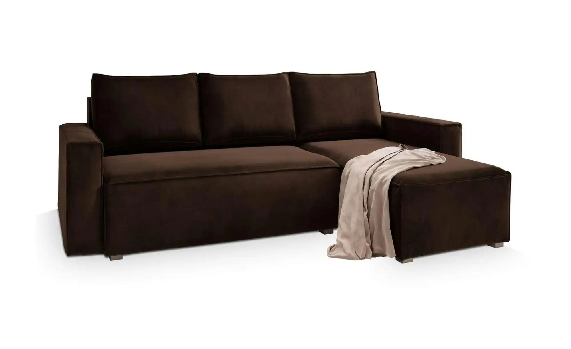 MASSENO Ecksofa mit Schlaffunktion Siles ¦ braun ¦ Maße (cm): B: 230 H: 85 günstig online kaufen