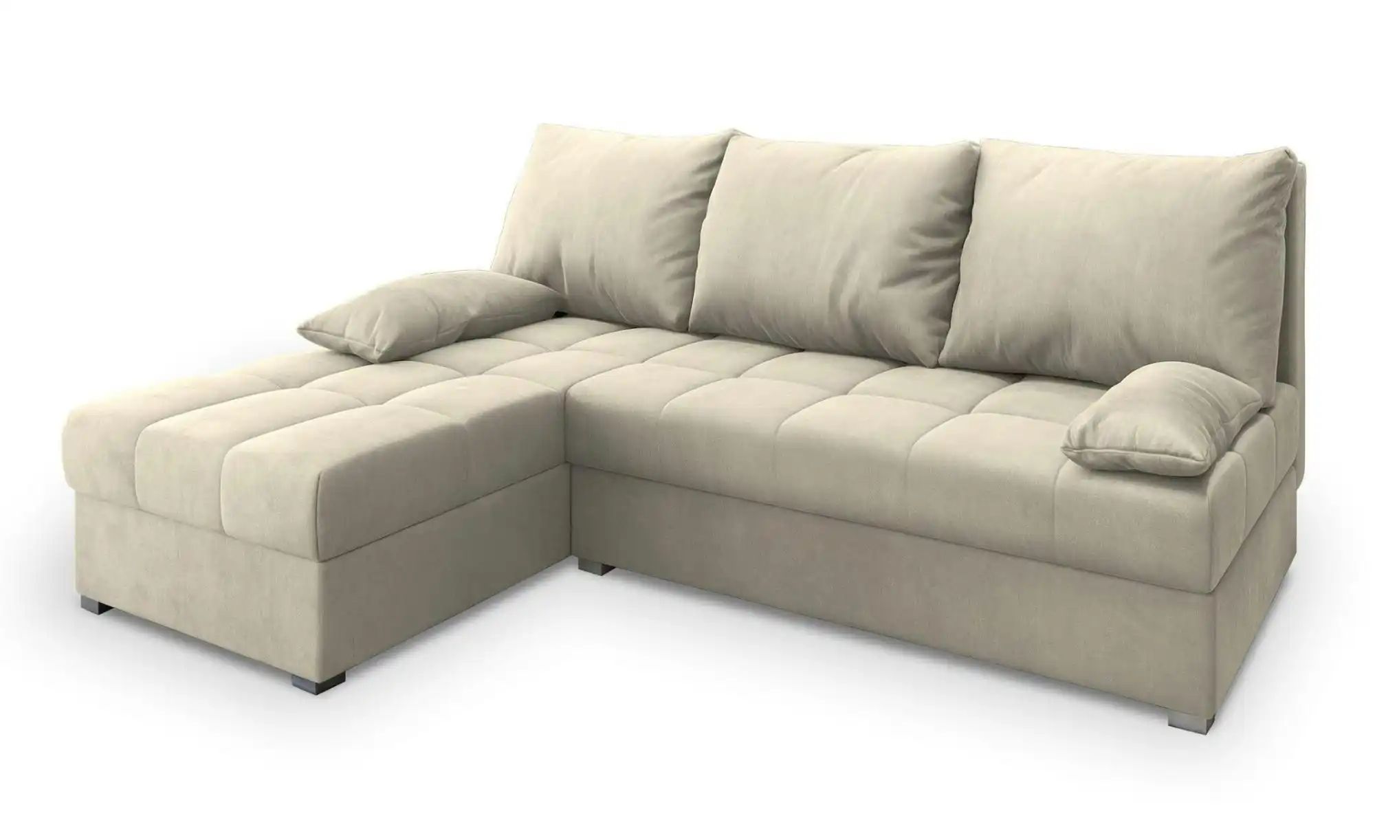 MASSENO Ecksofa  Rita ¦ creme ¦ Maße (cm): B: 200 H: 85 Polstermöbel > Sofa günstig online kaufen