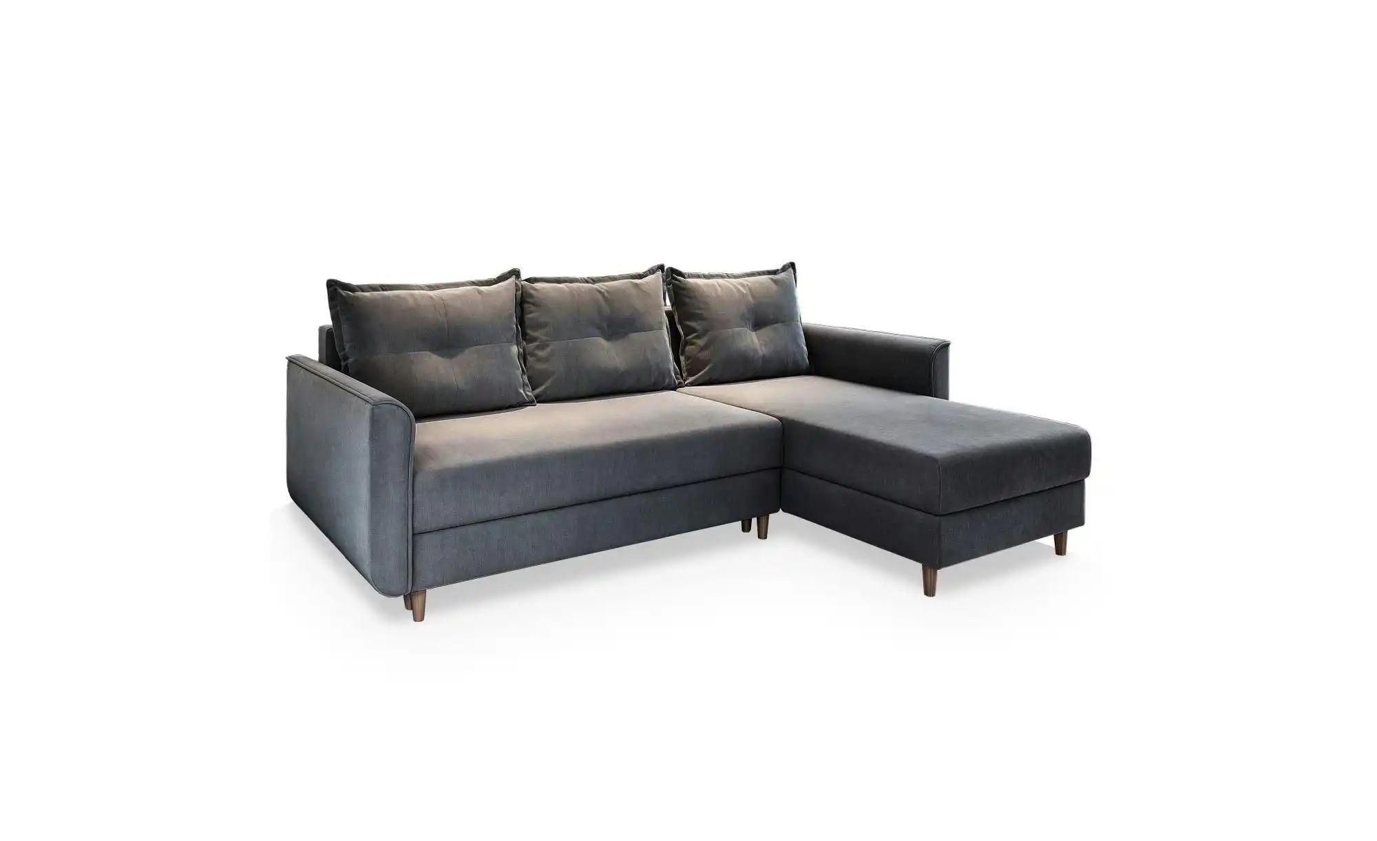MASSENO Ecksofa   Pisan  ¦ grau ¦ Maße (cm): B: 220 H: 91 Polstermöbel > So günstig online kaufen