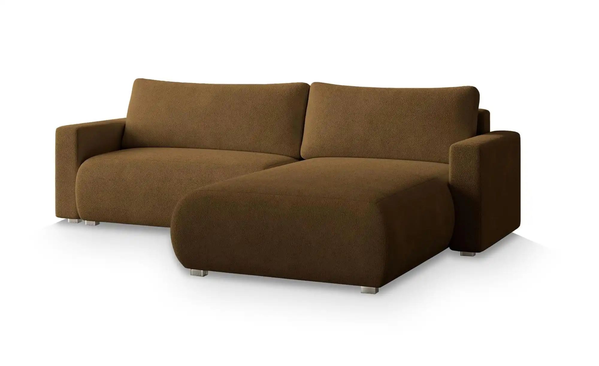 MASSENO Ecksofa  Turin ¦ braun ¦ Maße (cm): B: 265 H: 83 Polstermöbel > Sof günstig online kaufen