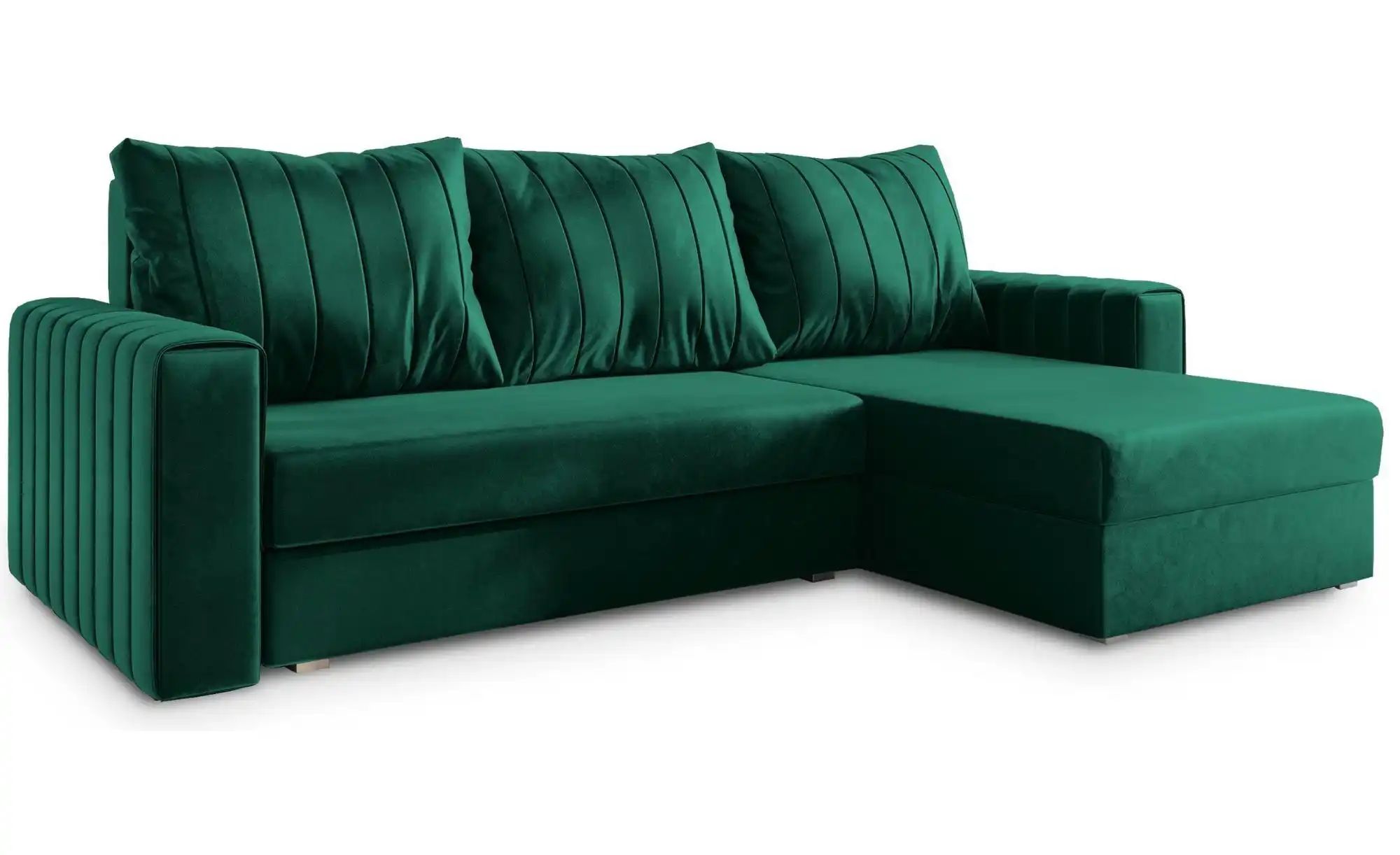 MASSENO Ecksofa  Carl ¦ grün ¦ Maße (cm): B: 236 H: 85 Polstermöbel > Sofas günstig online kaufen