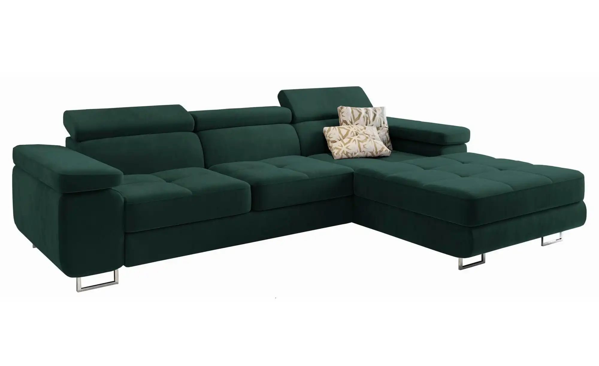 MASSENO Ecksofa  Elma ¦ grün ¦ Maße (cm): B: 280 H: 90 Polstermöbel > Sofas günstig online kaufen