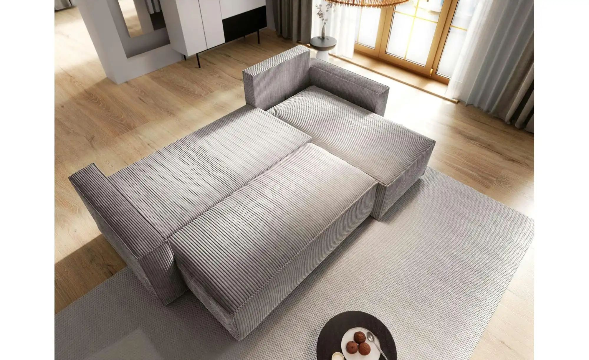 MASSENO Ecksofa mit Schlaffunktion Potaro ¦ beige ¦ Maße (cm): B: 230 H: 85 günstig online kaufen