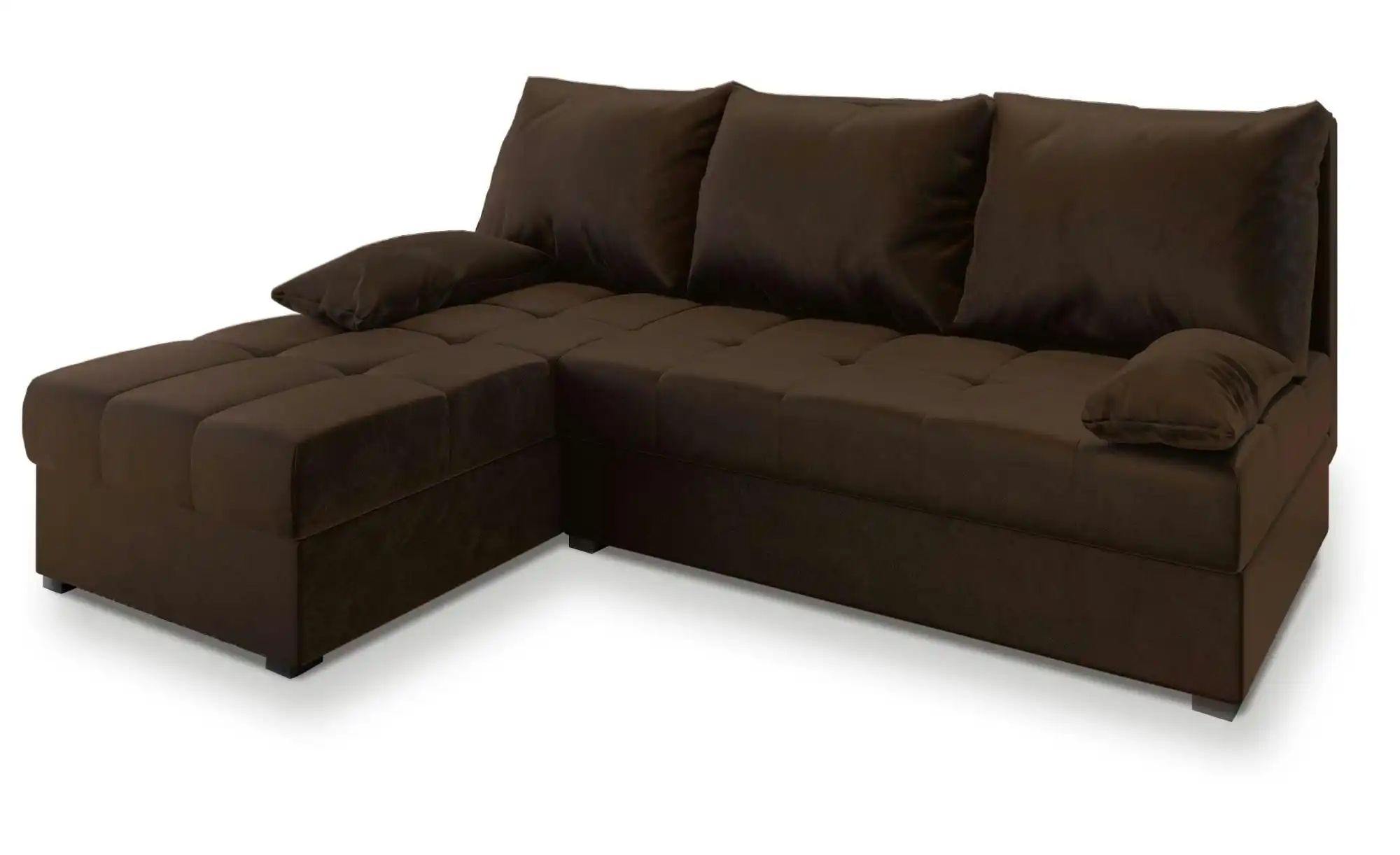 MASSENO Ecksofa  Rita ¦ braun ¦ Maße (cm): B: 200 H: 85 Polstermöbel > Sofa günstig online kaufen