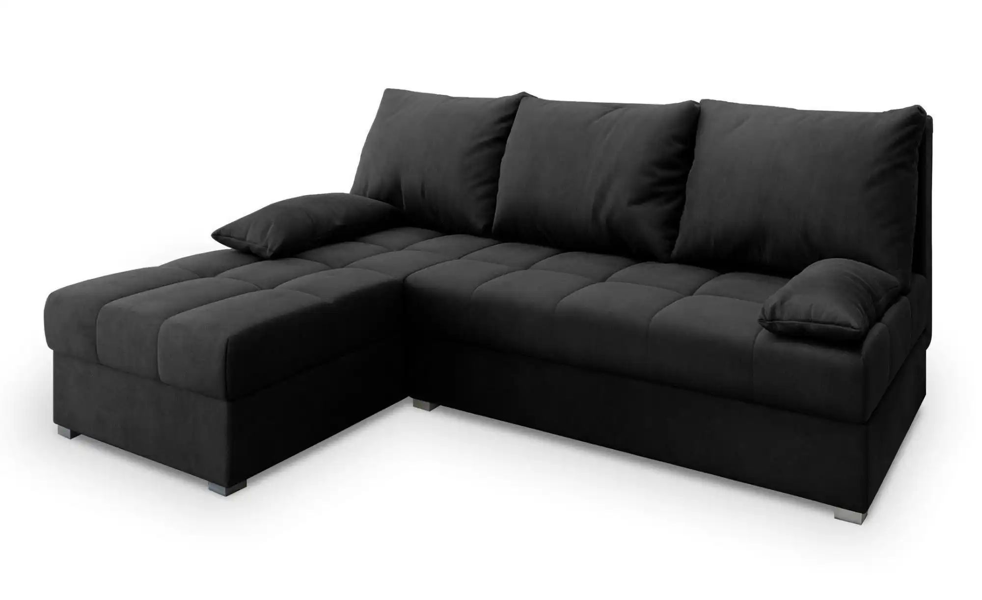 MASSENO Ecksofa mit Schlaffunktion Rita ¦ schwarz ¦ Maße (cm): B: 200 H: 85 günstig online kaufen