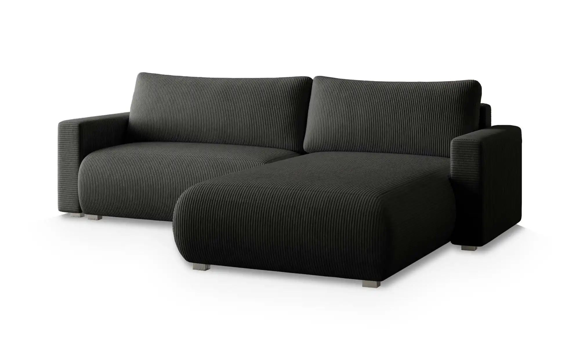 MASSENO Ecksofa  Turin  ¦ schwarz ¦ Maße (cm): B: 265 H: 83 Polstermöbel > günstig online kaufen