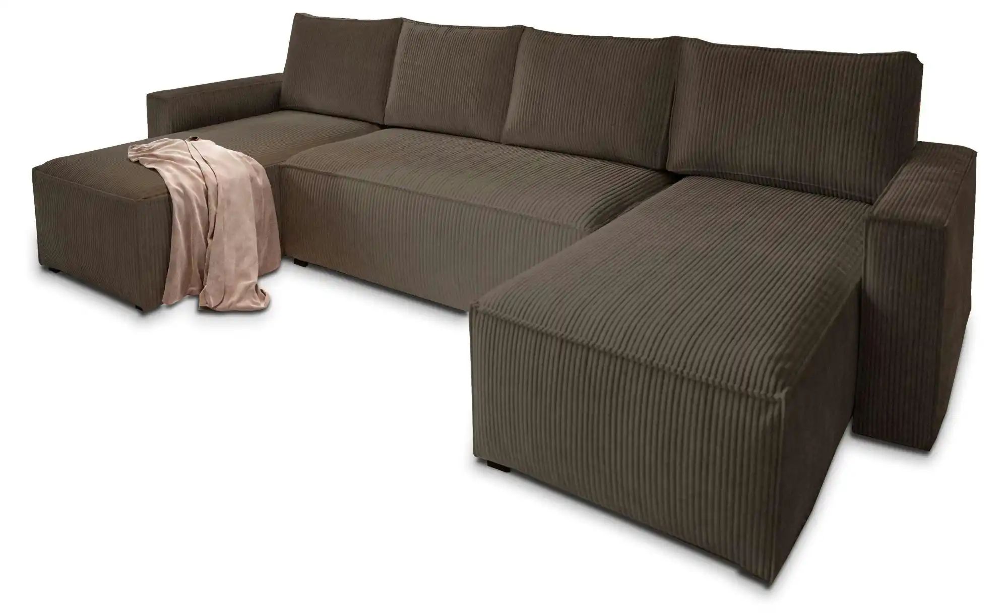 MASSENO Wohnlandschaft mit Schlaffunktion Aspra ¦ braun ¦ Maße (cm): B: 295 günstig online kaufen