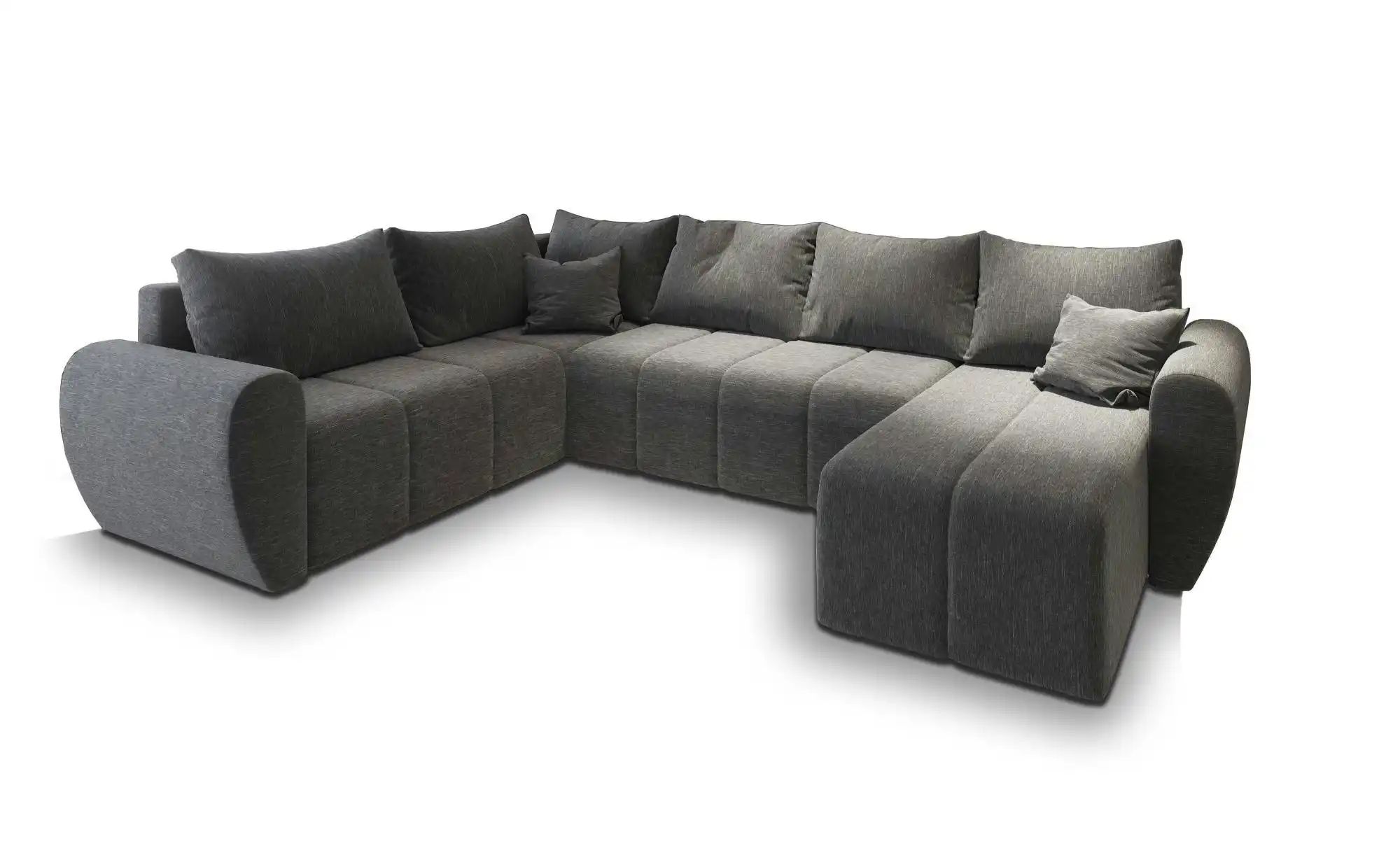 MASSENO Wohnlandschaft  Madison ¦ grau ¦ Maße (cm): B: 303 H: 82 Polstermöb günstig online kaufen