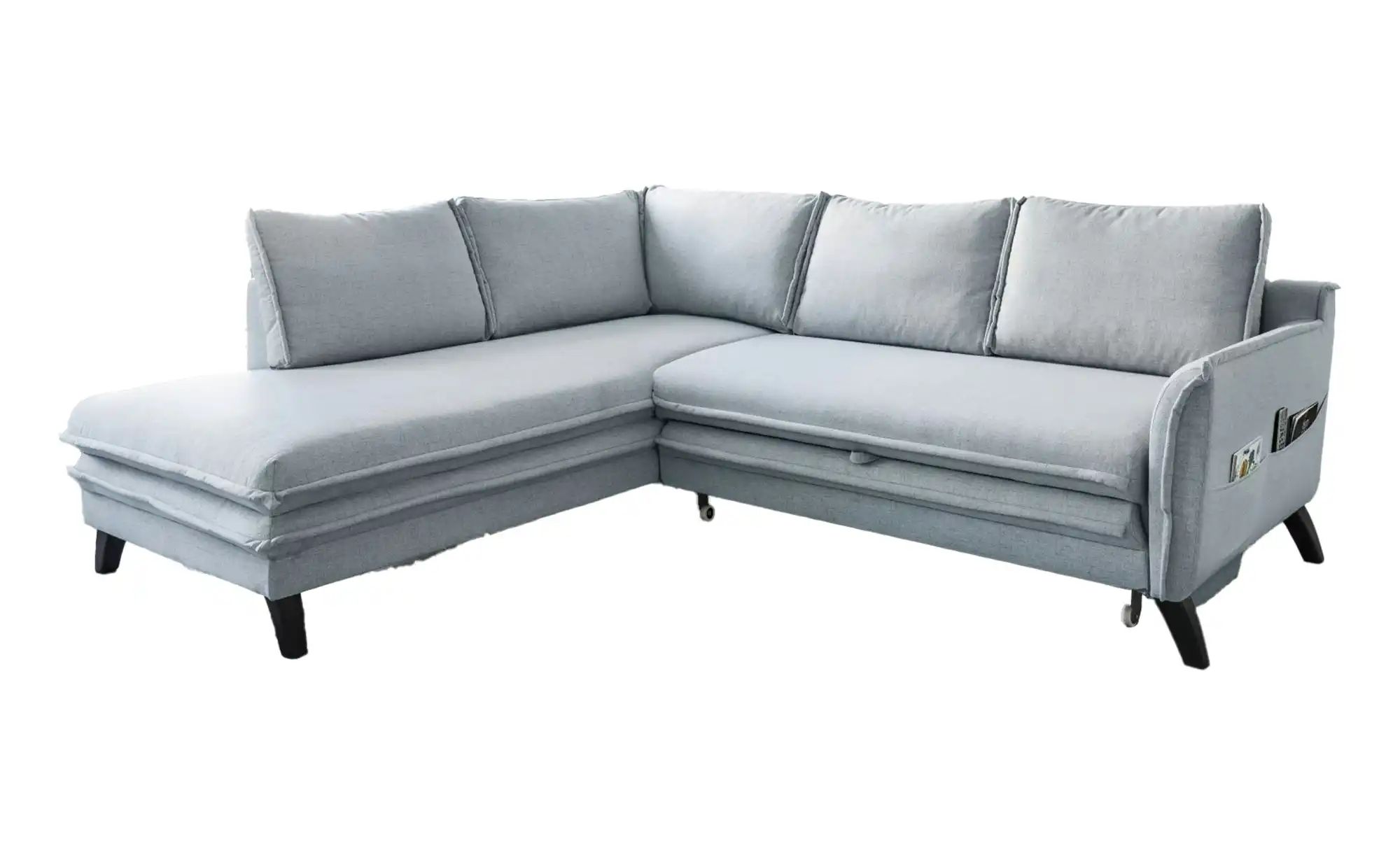 Miuform Ecksofa mit Schlaffunktion Charming Charlie ¦ grau ¦ Maße (cm): B: günstig online kaufen