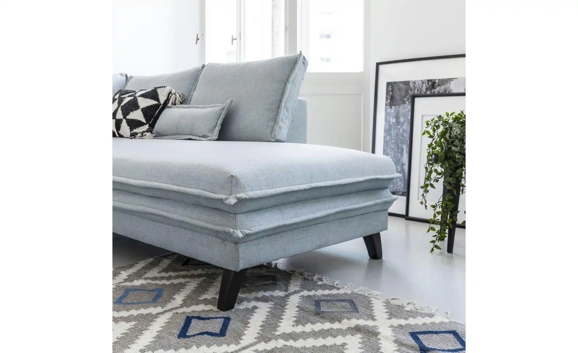 Miuform Ecksofa mit Schlaffunktion Charming Charlie ¦ grau ¦ Maße (cm): B: günstig online kaufen