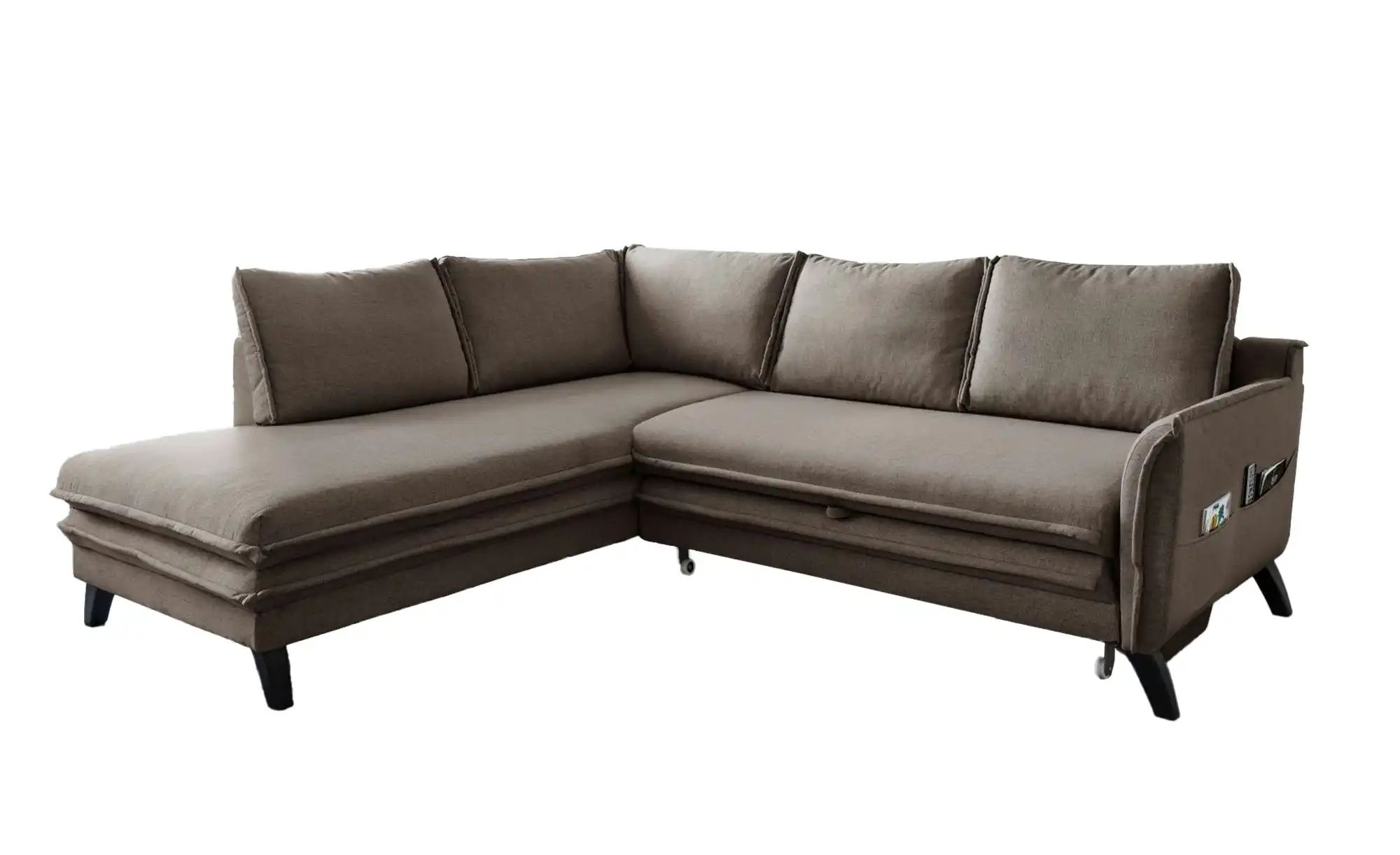 Miuform Ecksofa mit Schlaffunktion   ¦ braun ¦ Maße (cm): B: 234 H: 90 Pols günstig online kaufen