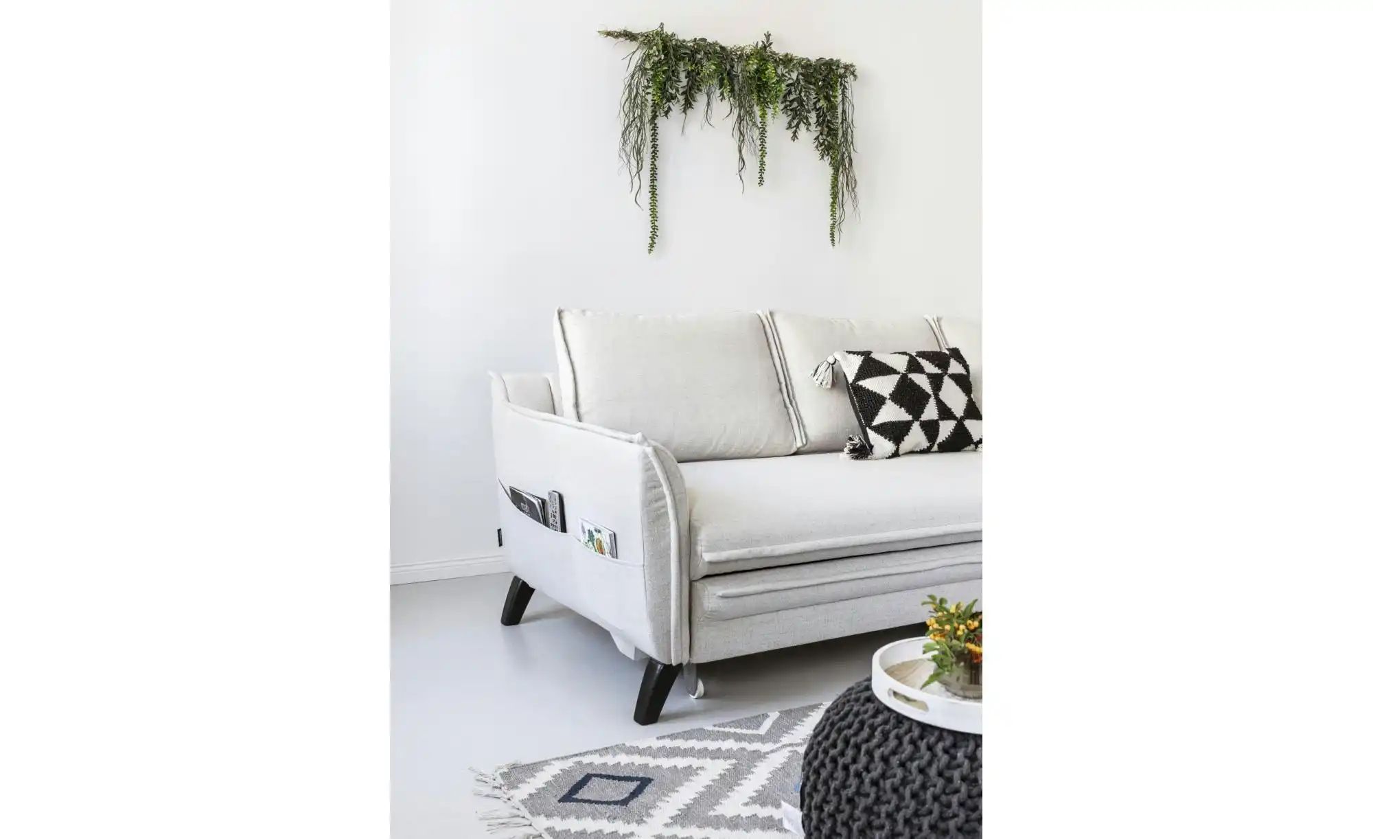 Miuform Ecksofa mit Schlaffunktion Charming Charlie ¦ beige ¦ Maße (cm): B: günstig online kaufen