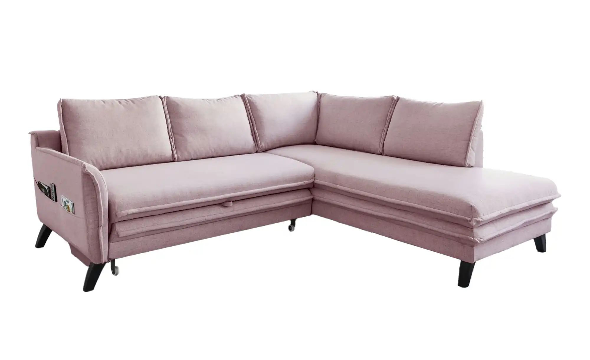 Miuform Ecksofa mit Schlaffunktion Charming Charlie ¦ rosa/pink ¦ Maße (cm) günstig online kaufen