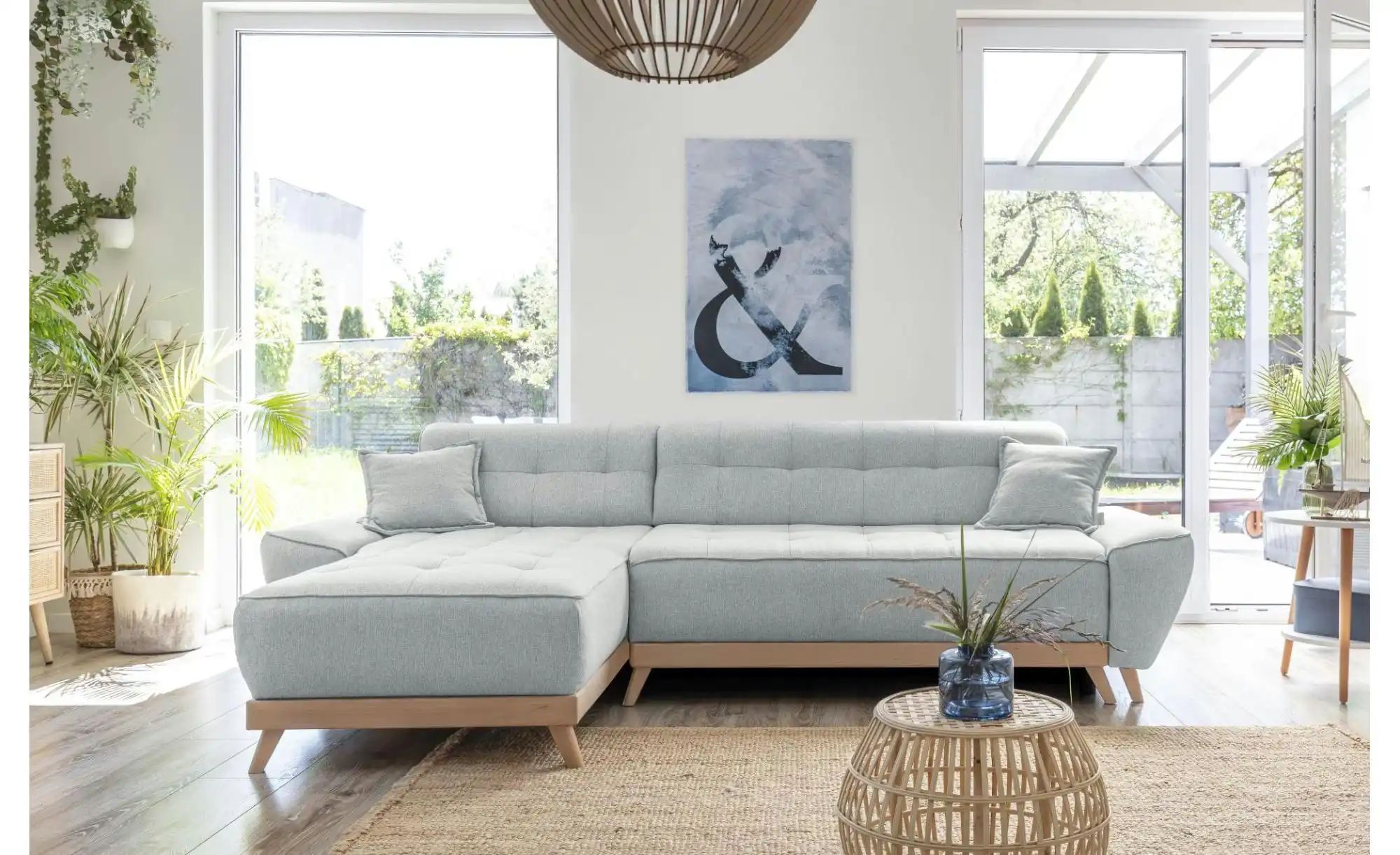 Miuform Ecksofa beidseitig montierbar   ¦ grau ¦ Maße (cm): B: 260 H: 77 Po günstig online kaufen