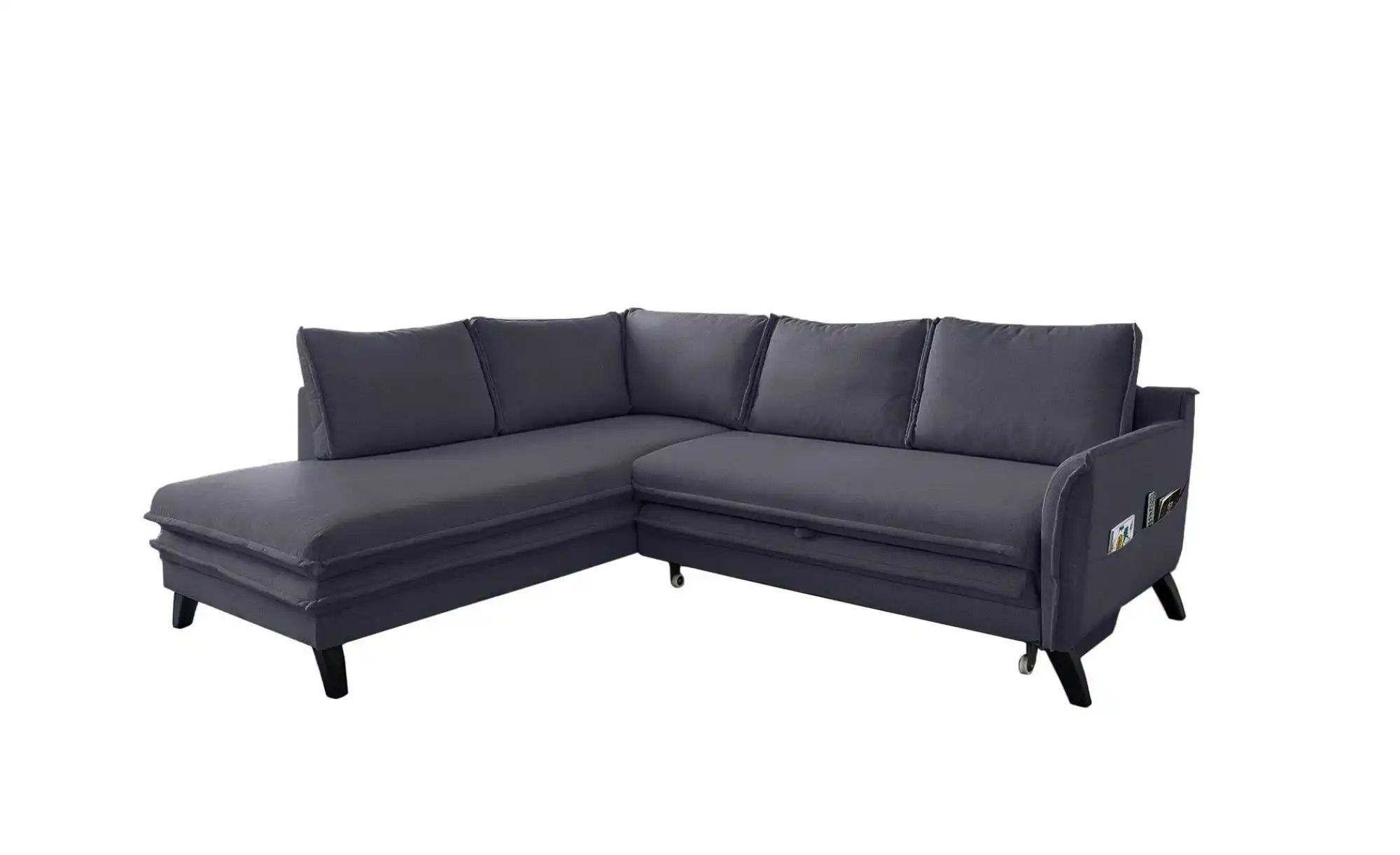 Miuform Ecksofa mit Schlaffunktion Charming Charlie ¦ grau ¦ Maße (cm): B: günstig online kaufen