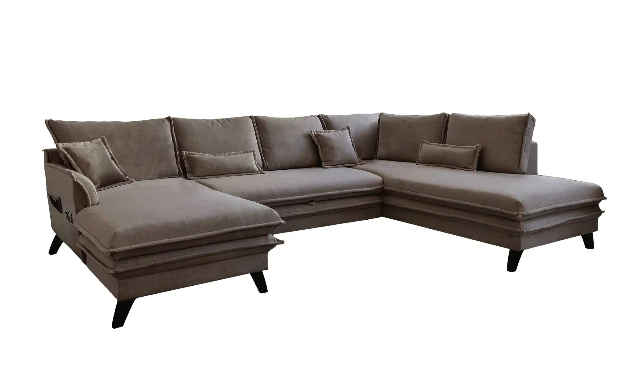 Miuform Wohnlandschaft mit Schlaffunktion Charming Charlie ¦ braun ¦ Maße ( günstig online kaufen