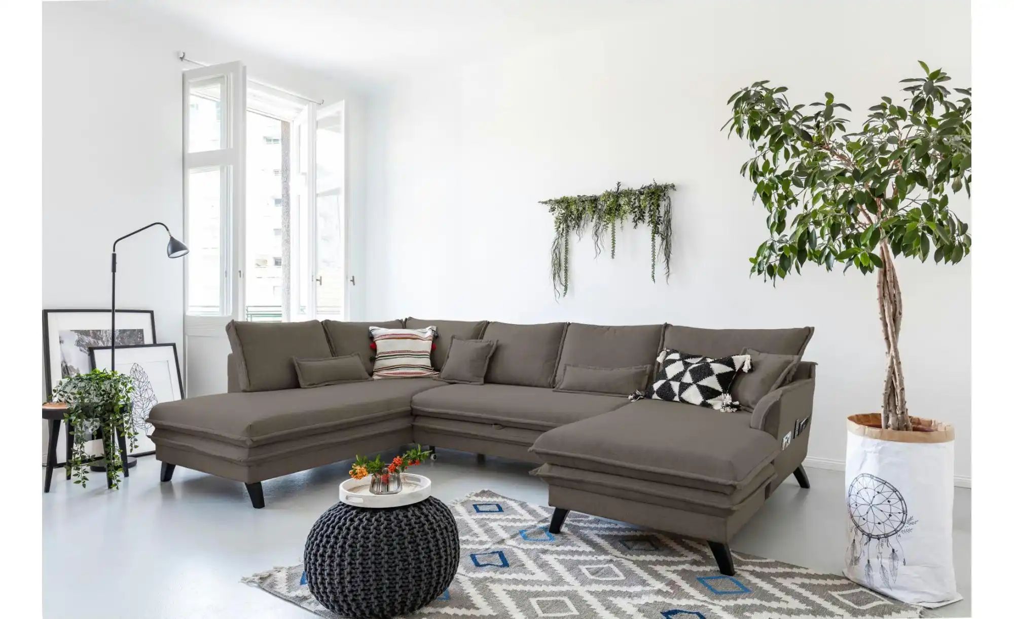 Miuform Wohnlandschaften mit Funktion   ¦ braun ¦ Maße (cm): B: 302 H: 90 P günstig online kaufen