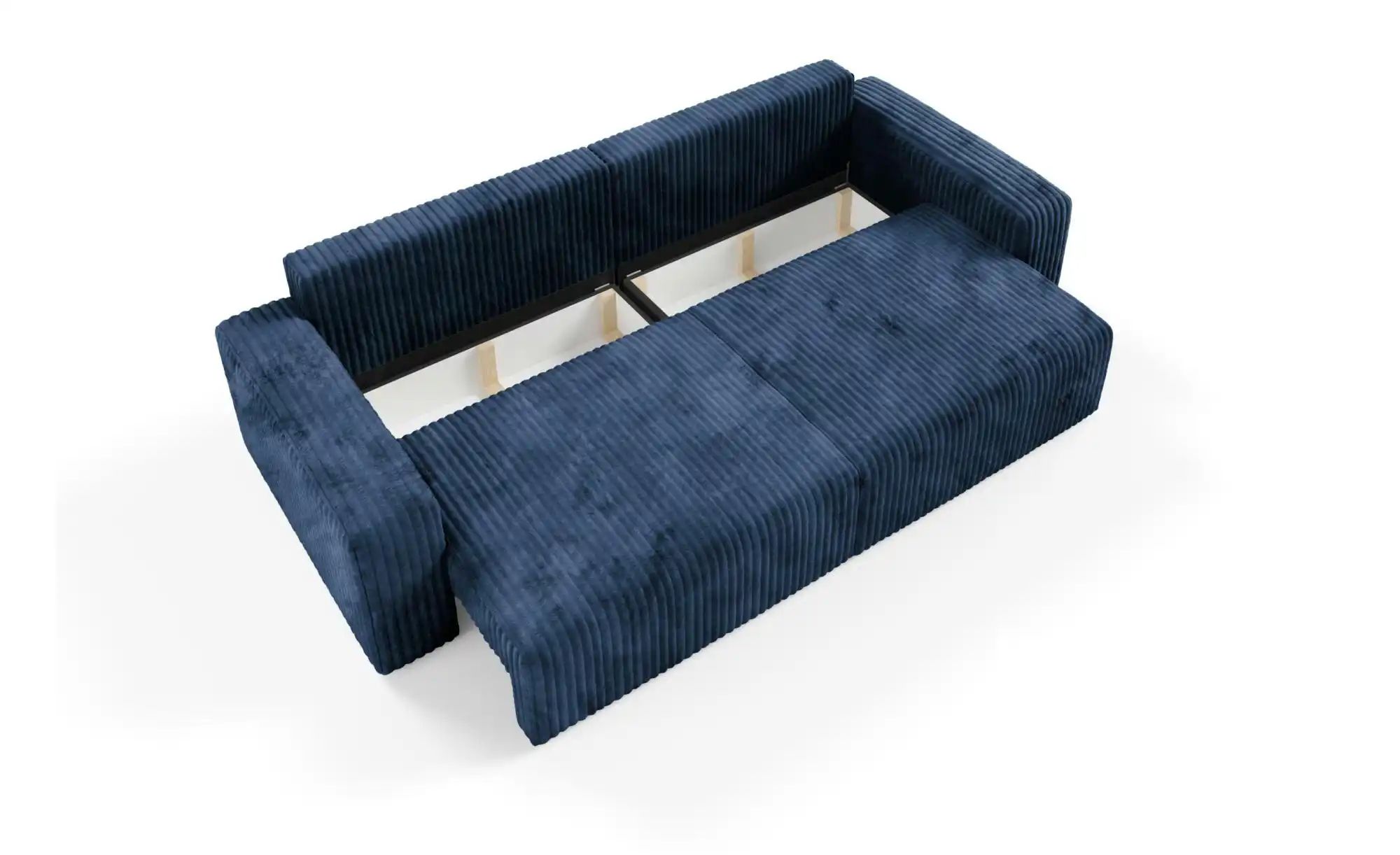 Einzelsofa  Fano ¦ blau ¦ Maße (cm): B: 244 H: 70 Polstermöbel > Sofas > Ei günstig online kaufen