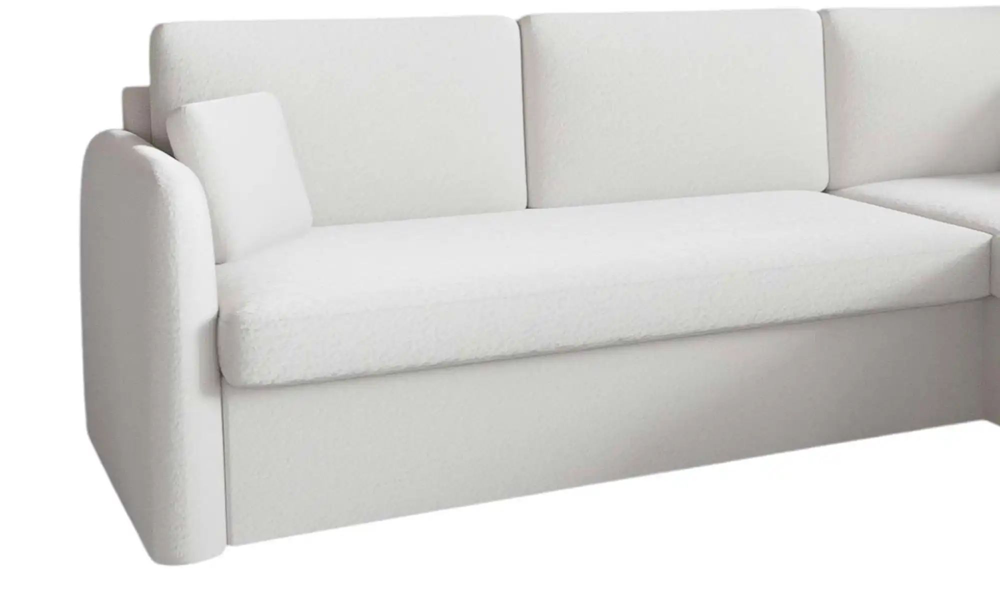 Ecksofa mit Schlaffunktion Nuuk ¦ beige ¦ Maße (cm): B: 222 H: 85 Polstermö günstig online kaufen