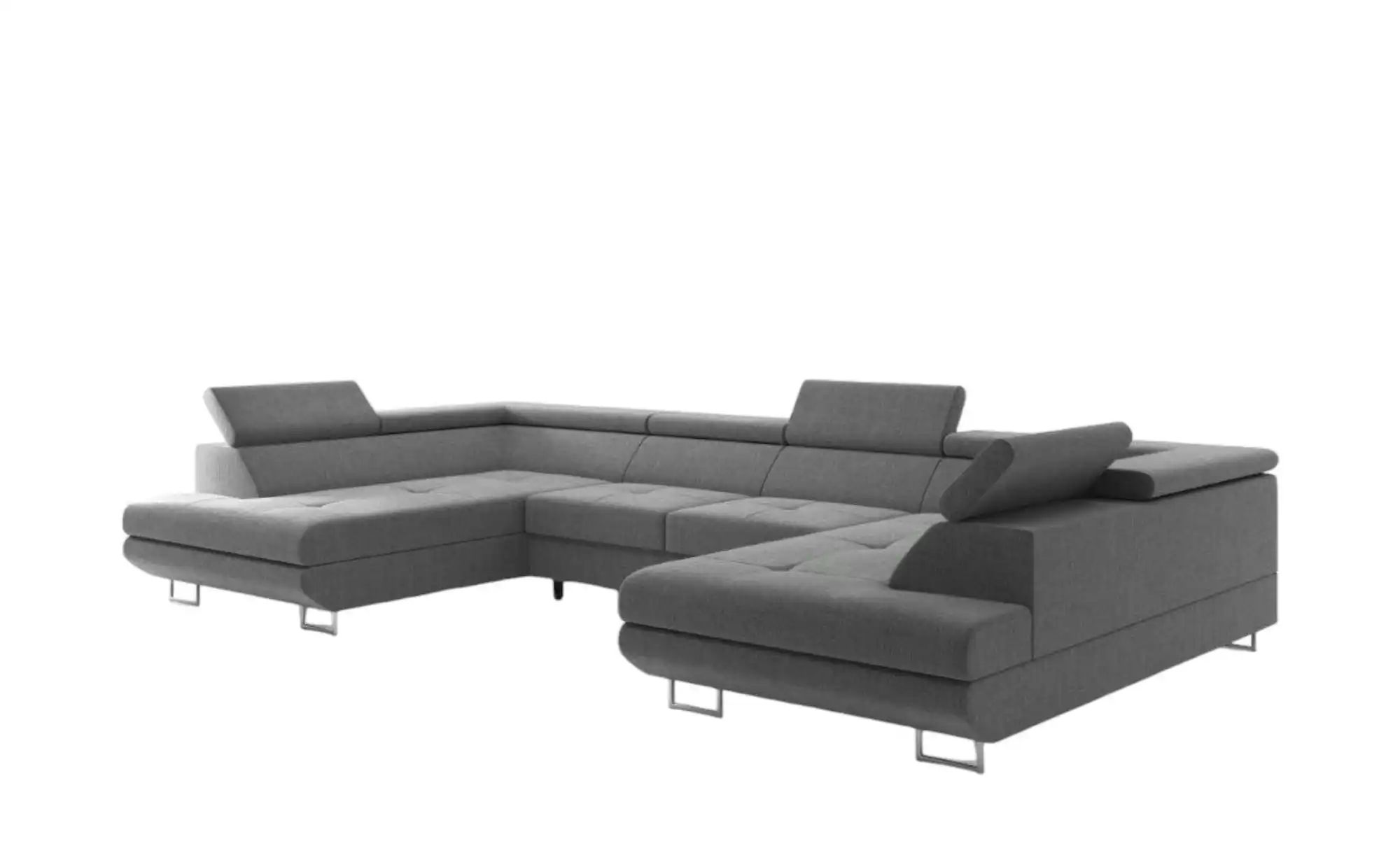 Wohnlandschaft   ¦ grau ¦ Maße (cm): B: 342 H: 55 Polstermöbel > Sofas > Sc günstig online kaufen