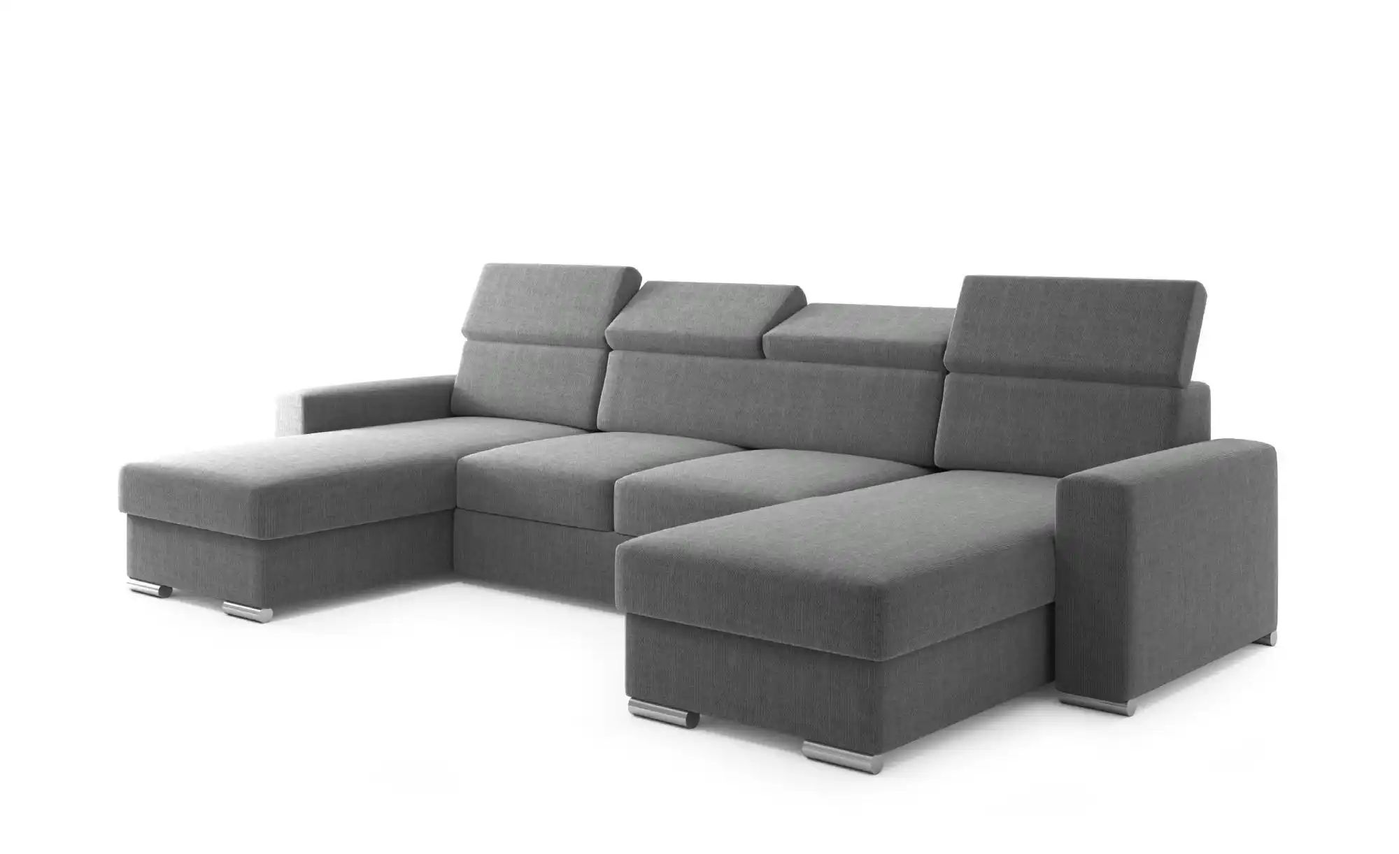 Wohnlandschaft   ¦ grau ¦ Maße (cm): B: 305 H: 79 Polstermöbel > Sofas > Sc günstig online kaufen