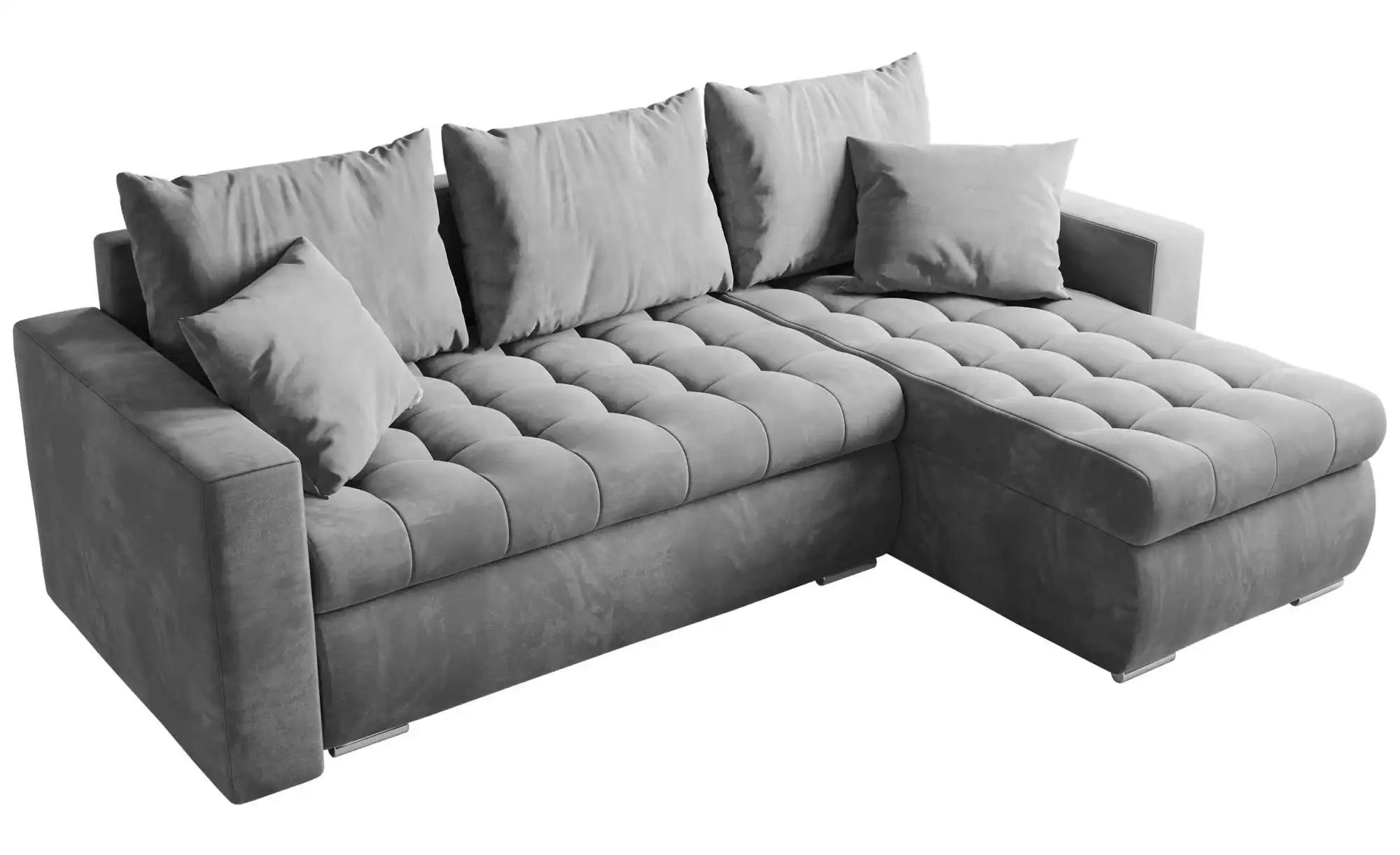 Ecksofa mit Schlaffunktion  Luis ¦ grau ¦ Maße (cm): B: 238 H: 85 Polstermö günstig online kaufen