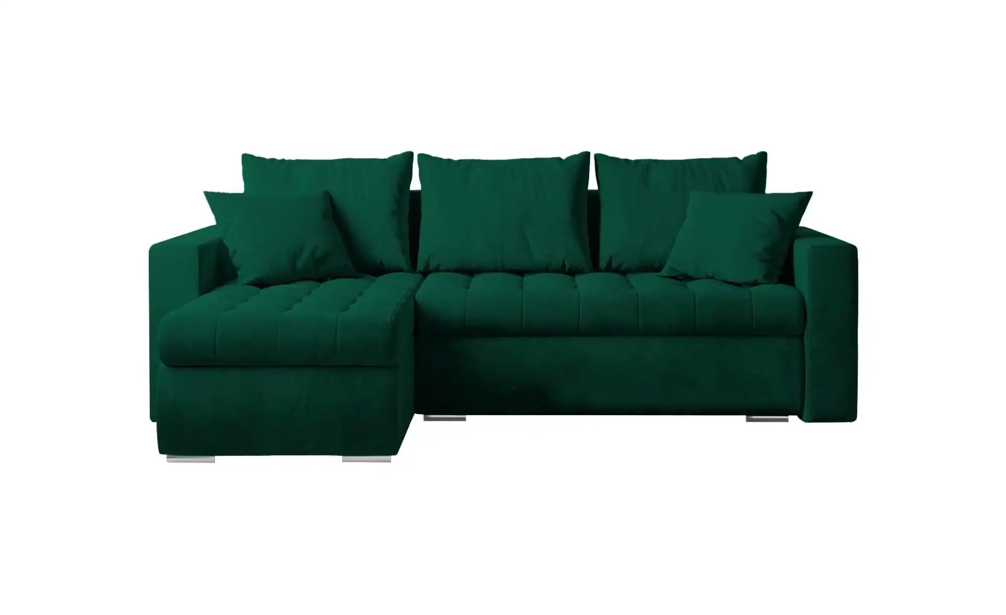 Ecksofa mit Schlaffunktion  Luis ¦ grün ¦ Maße (cm): B: 238 H: 85 Polstermö günstig online kaufen