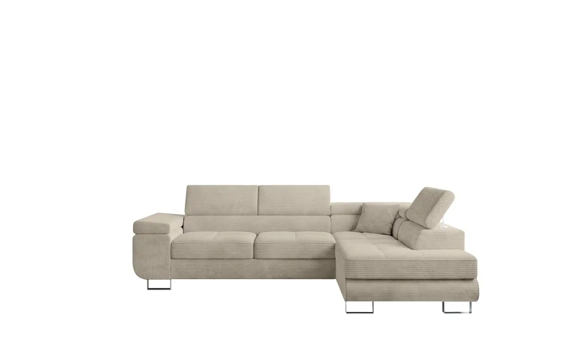 Ecksofa  Anton ¦ beige ¦ Maße (cm): B: 275 H: 90 Polstermöbel > Sofas > Eck günstig online kaufen