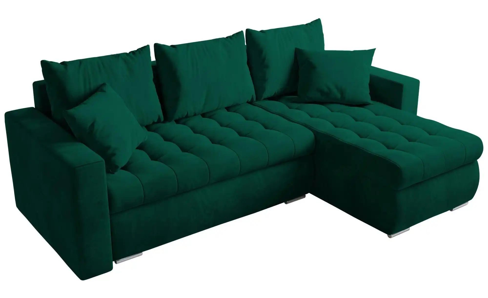 Ecksofa mit Schlaffunktion  Luis ¦ grün ¦ Maße (cm): B: 238 H: 85 Polstermö günstig online kaufen