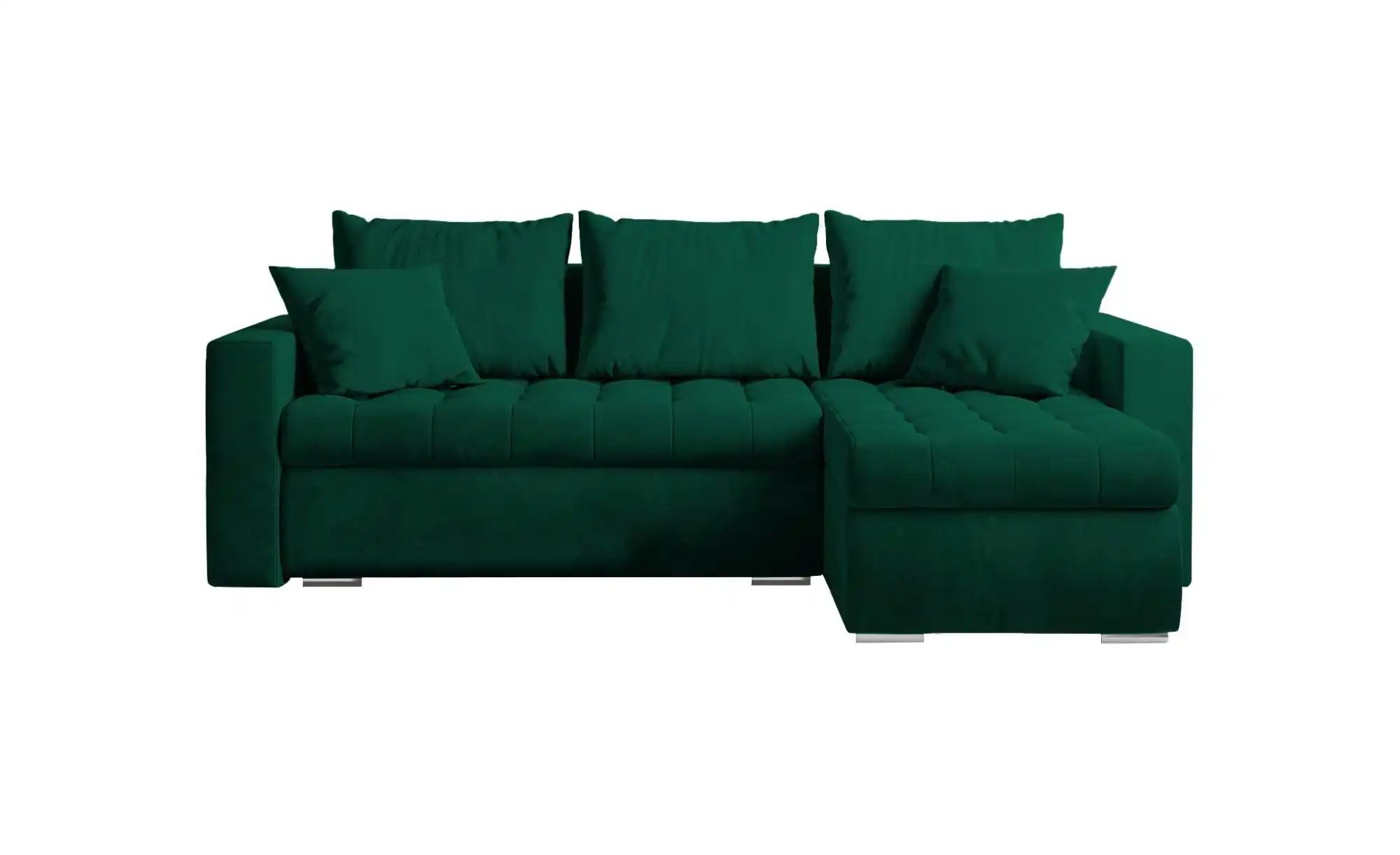 Ecksofa mit Schlaffunktion  Luis ¦ grün ¦ Maße (cm): B: 238 H: 85 Polstermö günstig online kaufen