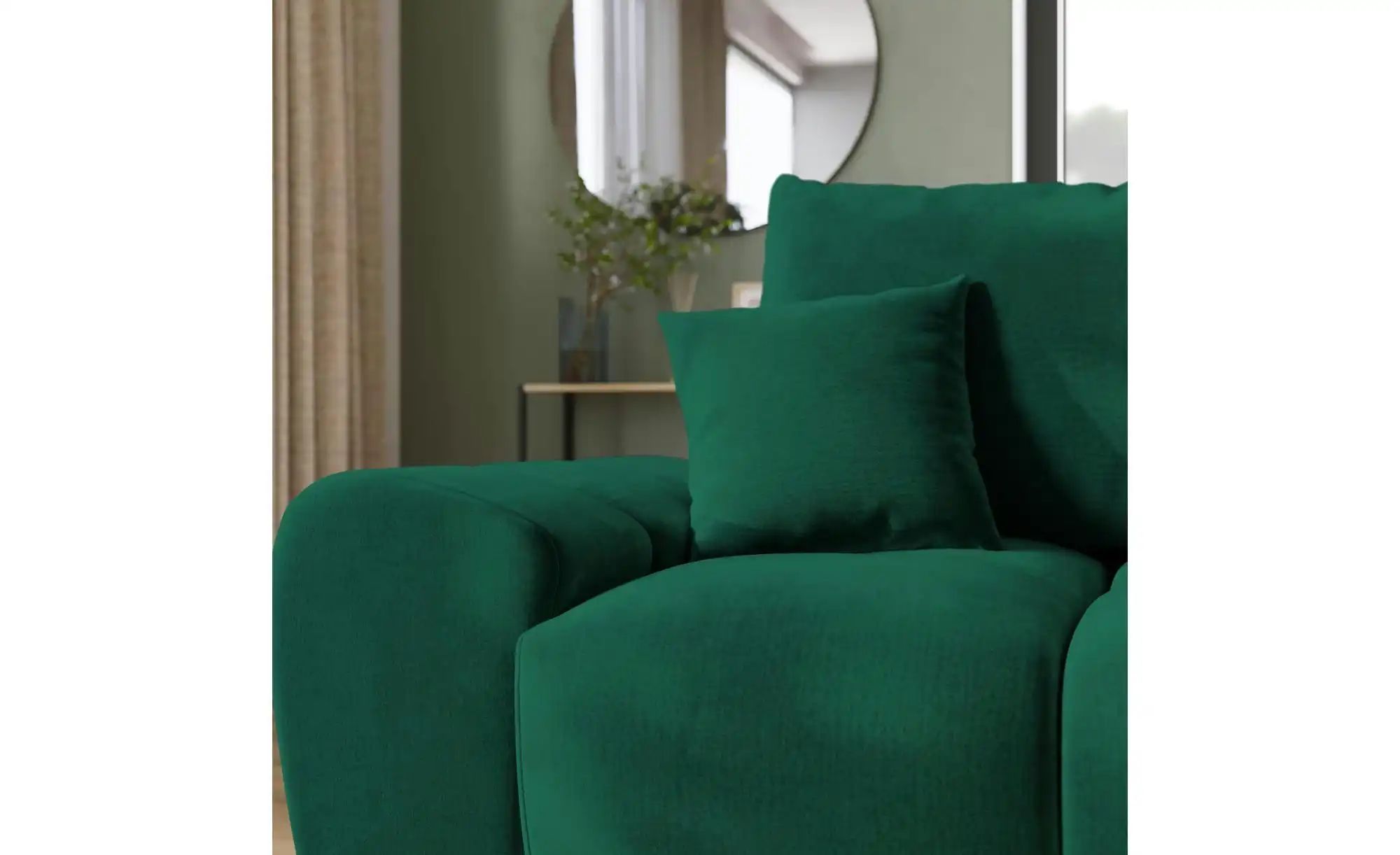 Thumbnail - Ecksofa mit Schlaffunktion  Nubes ¦ grün ¦ Maße (cm): B: 290 H: 85 Polstermöbel > Sofas > 3-Sitzer - Höffner