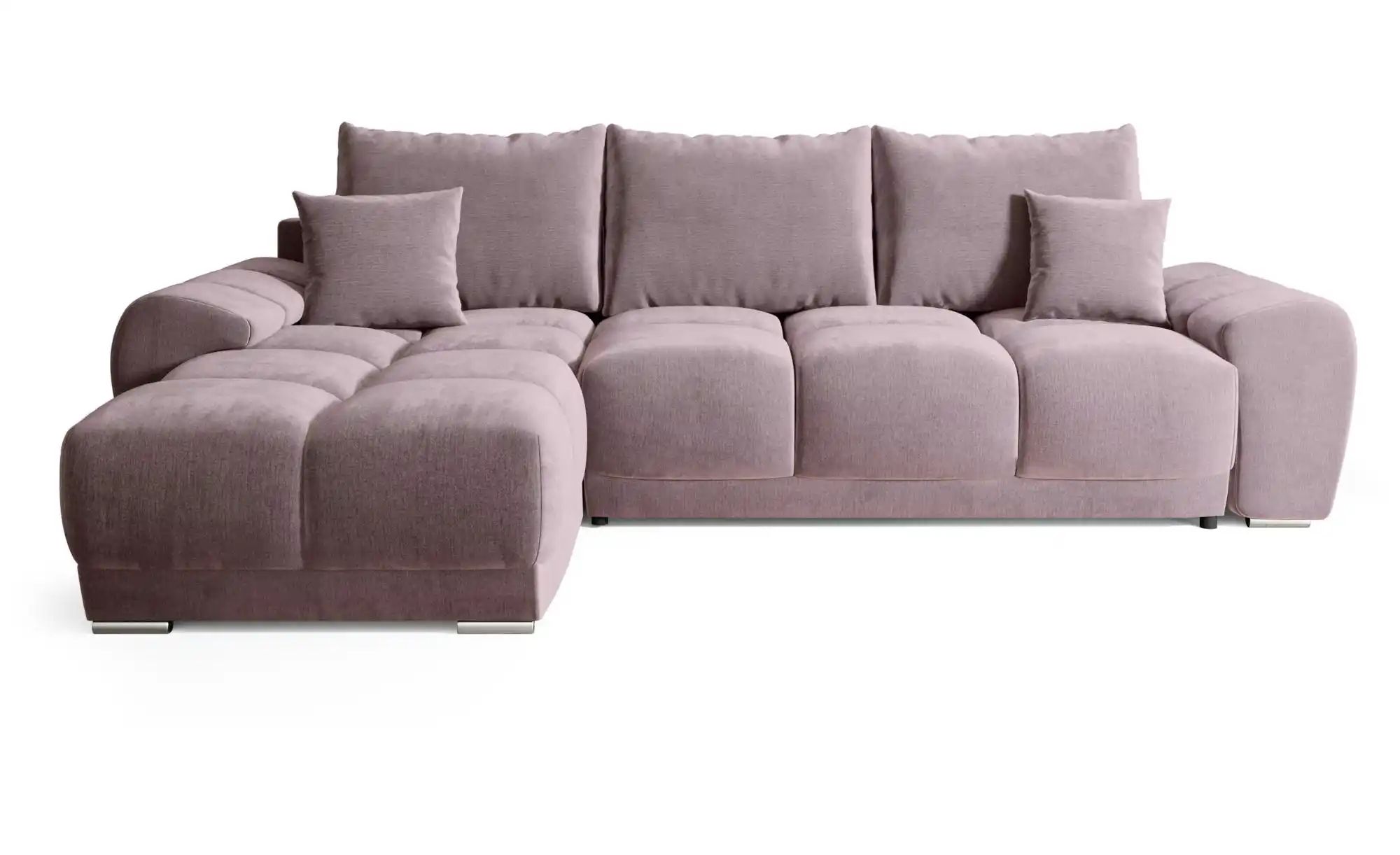 Ecksofa mit Schlaffunktion   ¦ rosa/pink ¦ Maße (cm): B: 290 H: 85 Polsterm günstig online kaufen
