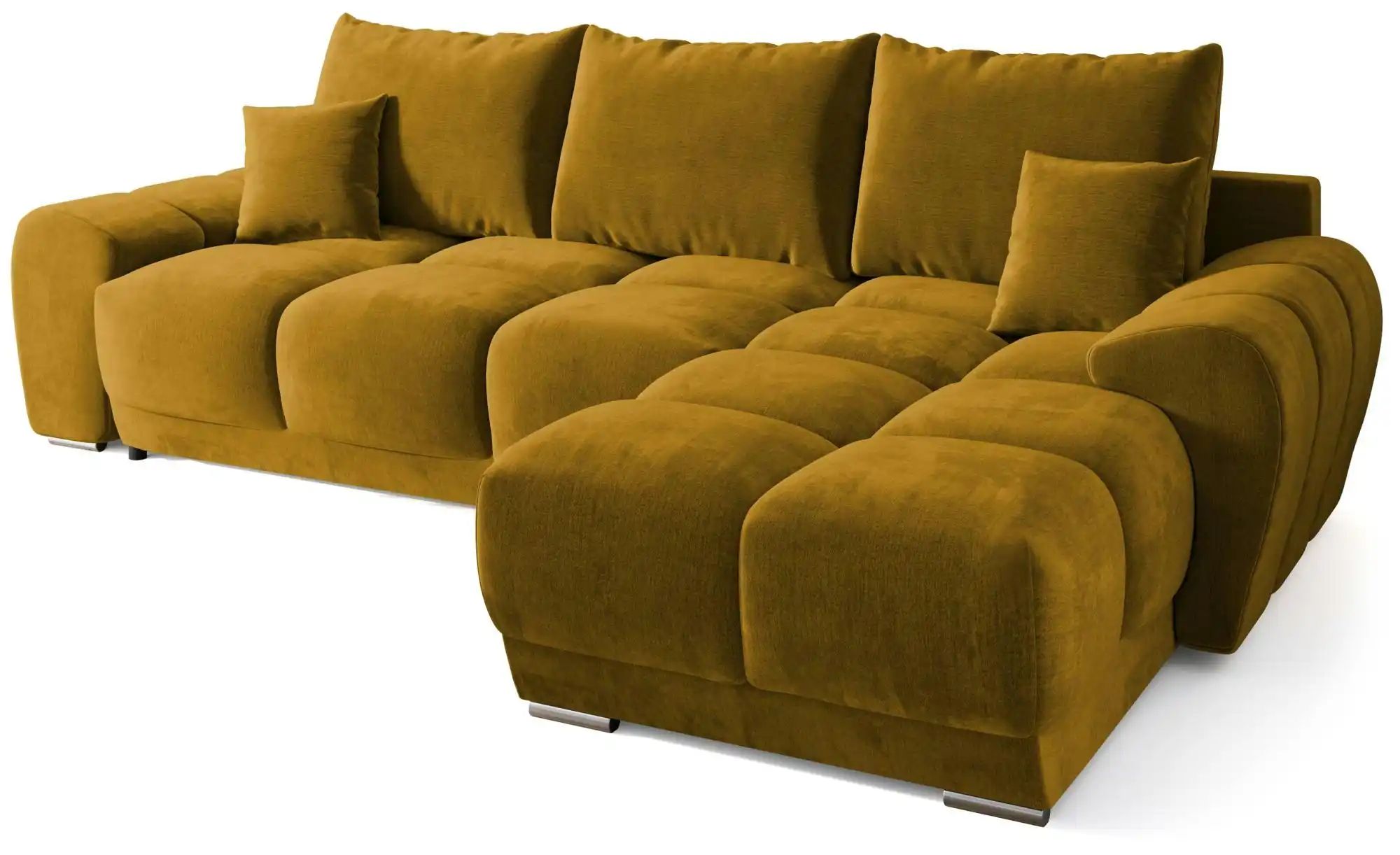 Thumbnail - Ecksofa mit Schlaffunktion Nubes ¦ gelb ¦ Maße (cm): B: 290 H: 85 Polstermöbel > Sofas > 3-Sitzer - Höffner
