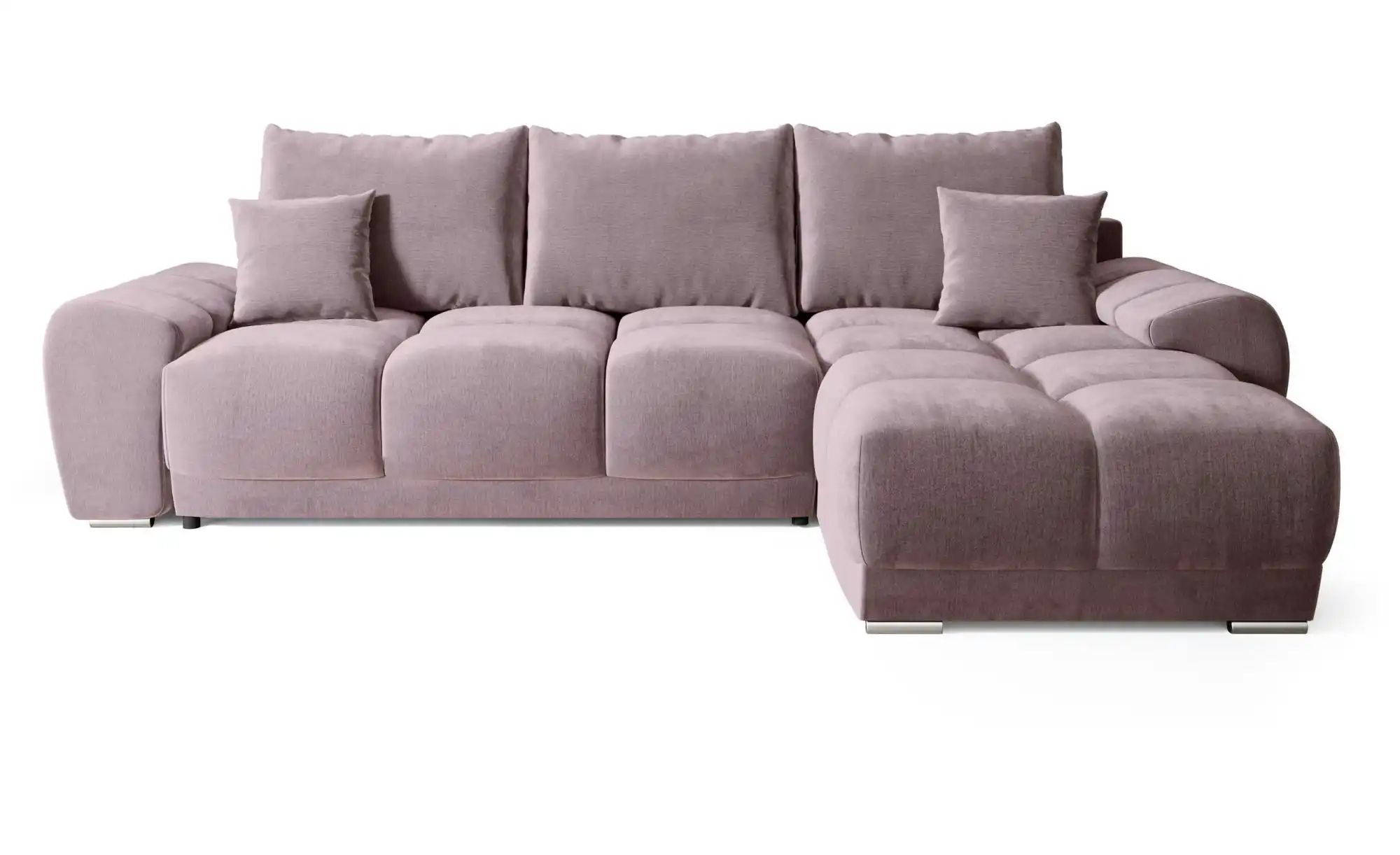 Ecksofa mit Schlaffunktion  Nubes ¦ rosa/pink ¦ Maße (cm): B: 290 H: 85 Pol günstig online kaufen
