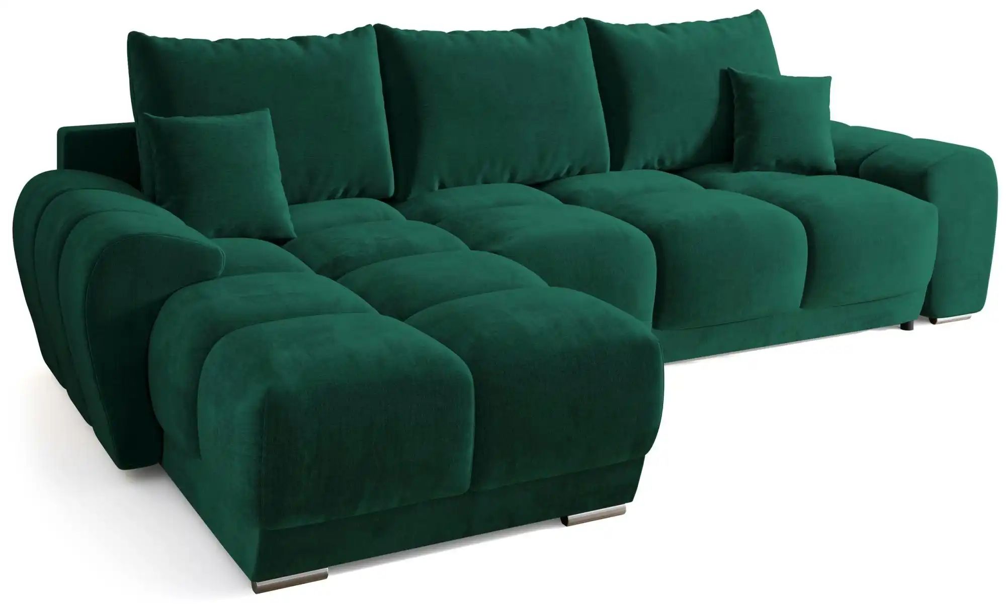 Thumbnail - Ecksofa mit Schlaffunktion Nubes ¦ grün ¦ Maße (cm): B: 290 H: 85 Polstermöbel > Sofas > 3-Sitzer - Höffner