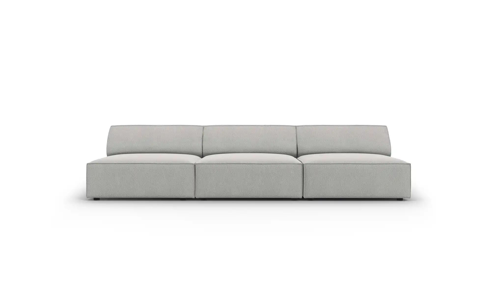 Micadoni Einzelsofa  Jodie ¦ grau ¦ Maße (cm): B: 240 H: 70 Polstermöbel > günstig online kaufen