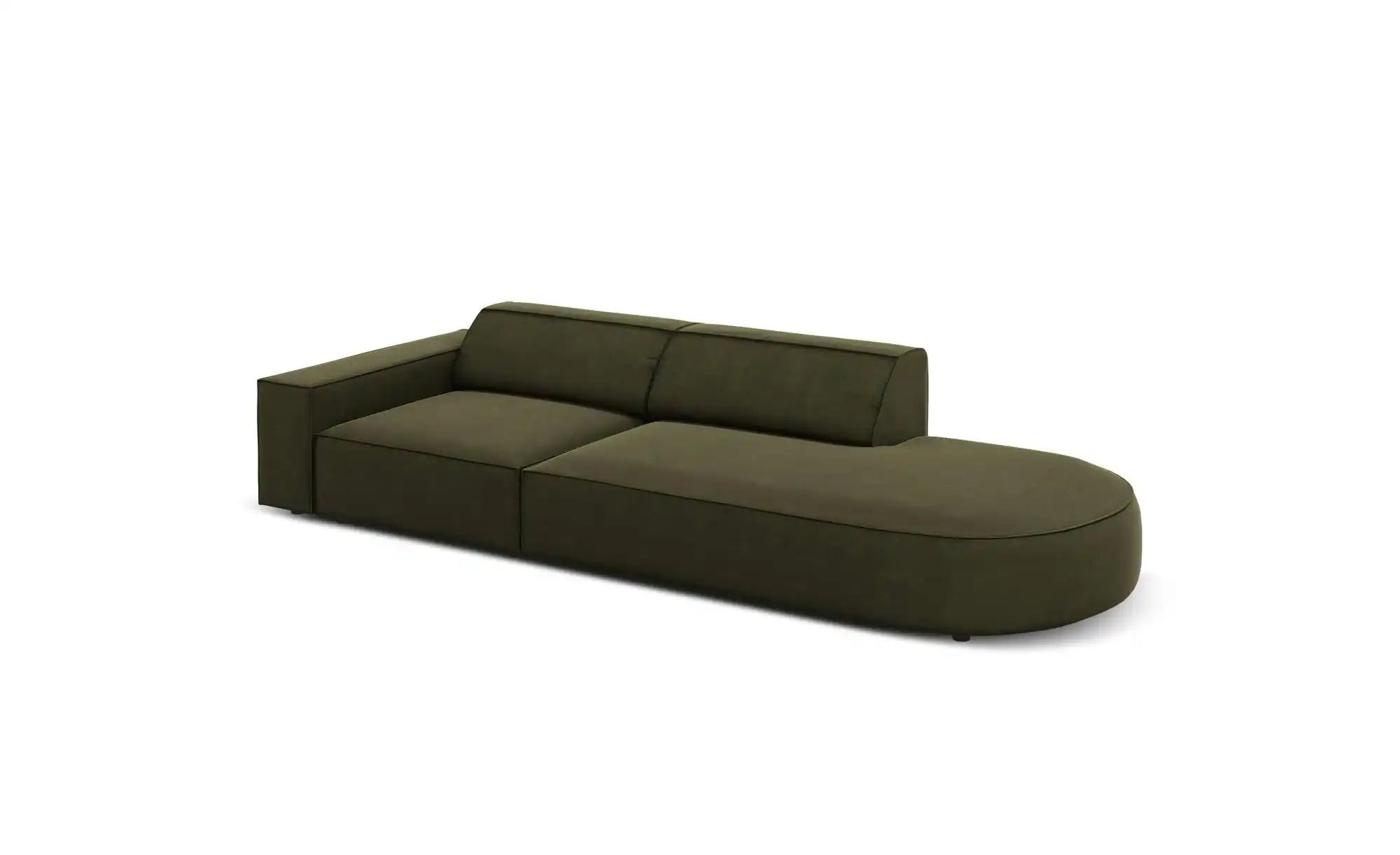 Micadoni Einzelsofa  Jodie ¦ grün ¦ Maße (cm): B: 262 H: 70 Polstermöbel > günstig online kaufen