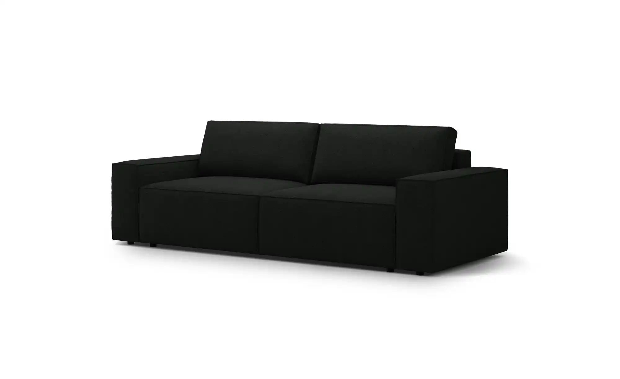 Micadoni Einzelsofa  Jodie ¦ schwarz ¦ Maße (cm): B: 247 H: 86 Polstermöbel günstig online kaufen