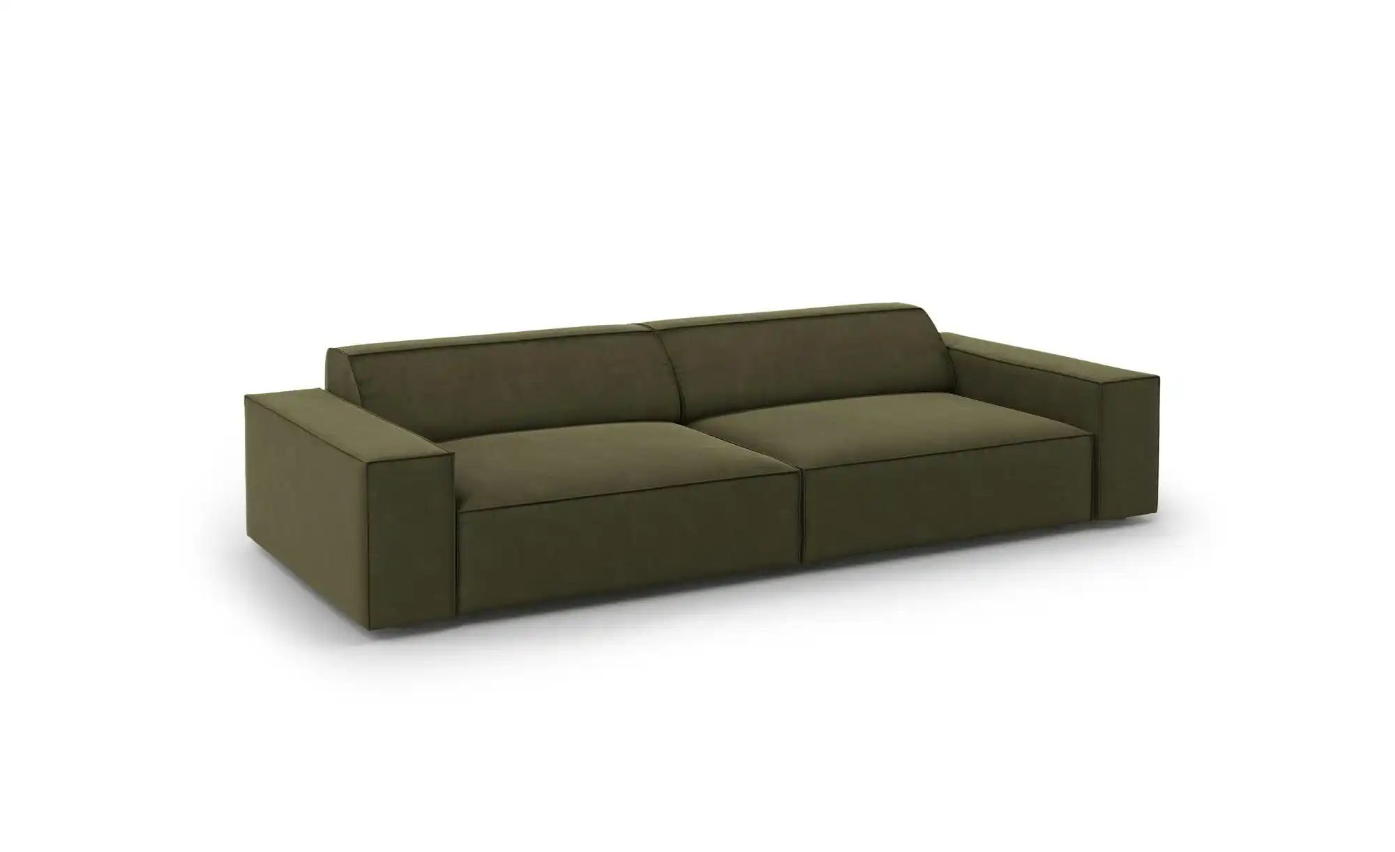 Micadoni Einzelsofa  Jodie ¦ grün ¦ Maße (cm): B: 204 H: 70 Polstermöbel > günstig online kaufen