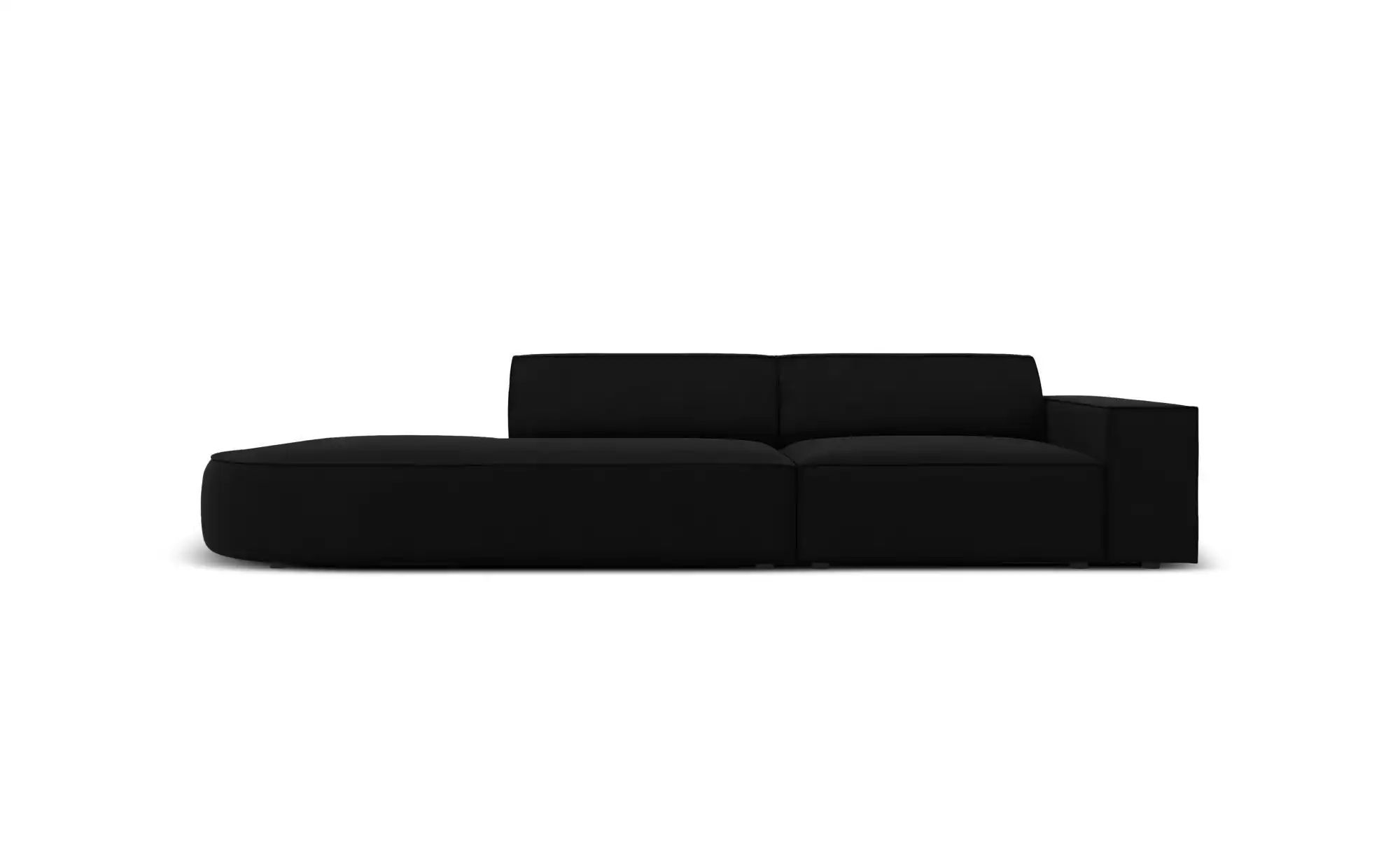 Micadoni Einzelsofa  Jodie ¦ schwarz ¦ Maße (cm): B: 262 H: 70 Polstermöbel günstig online kaufen