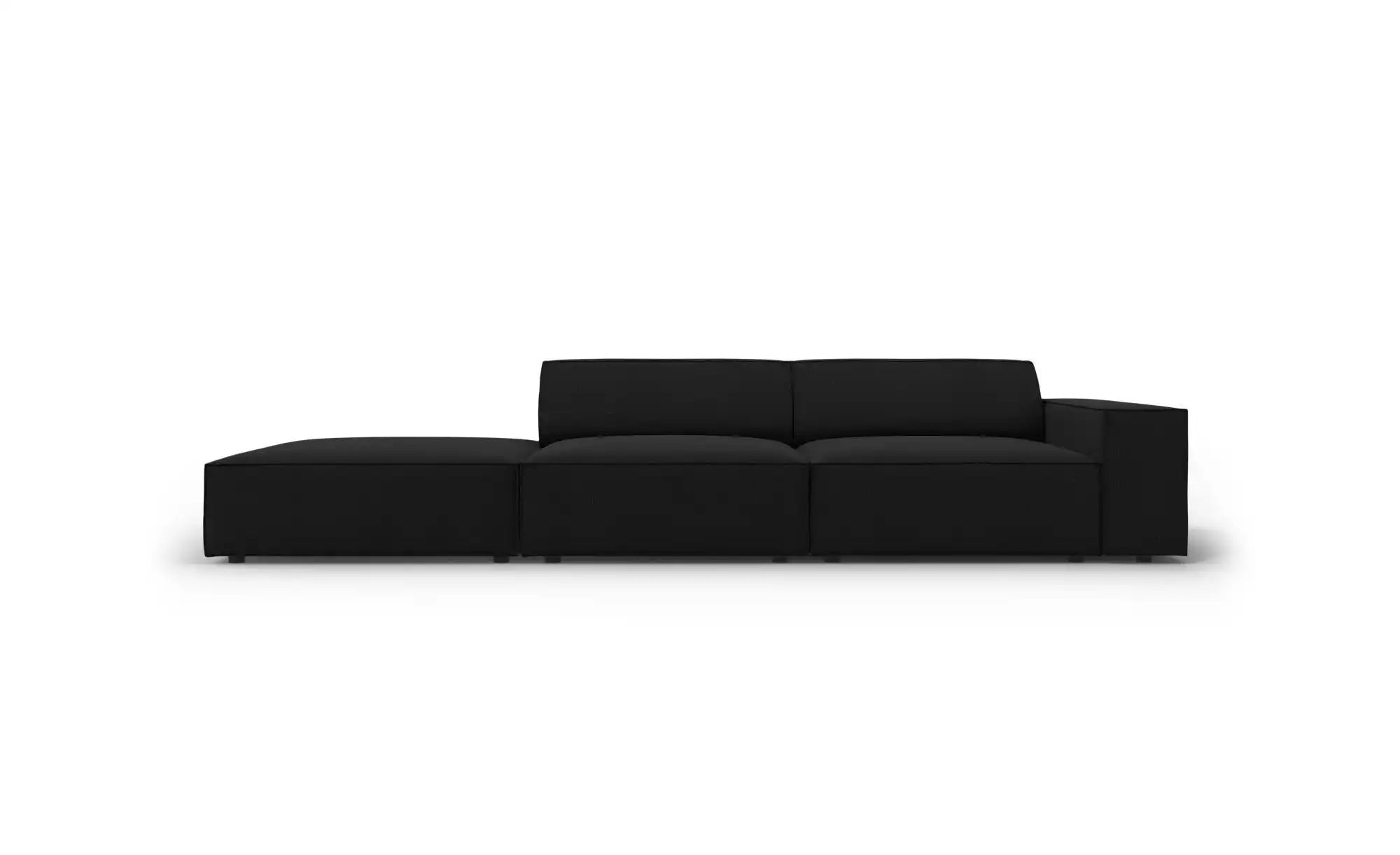 Micadoni Einzelsofa Jodie ¦ schwarz ¦ Maße (cm): B: 262 H: 70 Polstermöbel günstig online kaufen