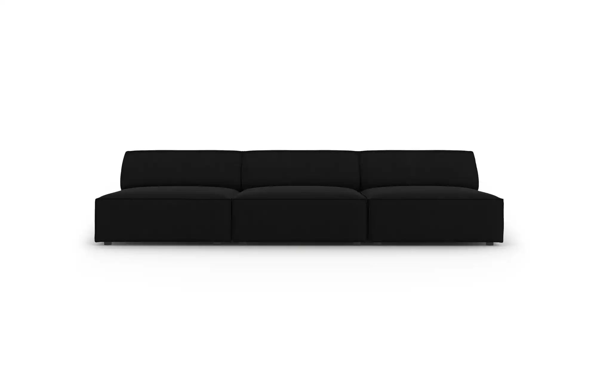 Micadoni Einzelsofa  Jodie ¦ schwarz ¦ Maße (cm): B: 240 H: 70 Polstermöbel günstig online kaufen